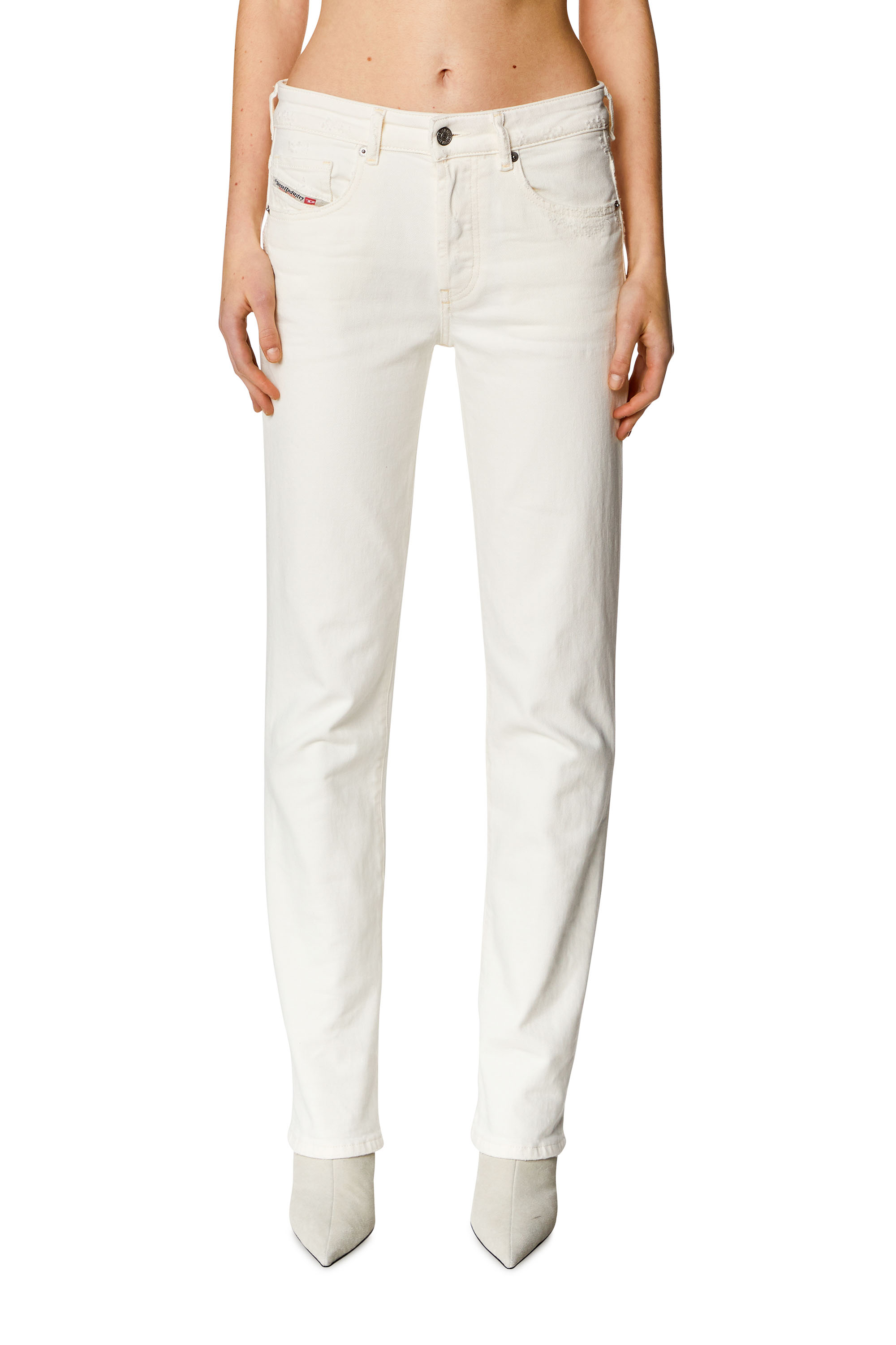 Diesel - Female's Regular Jeans 1989 D-Mine 09I15, ホワイト - 1