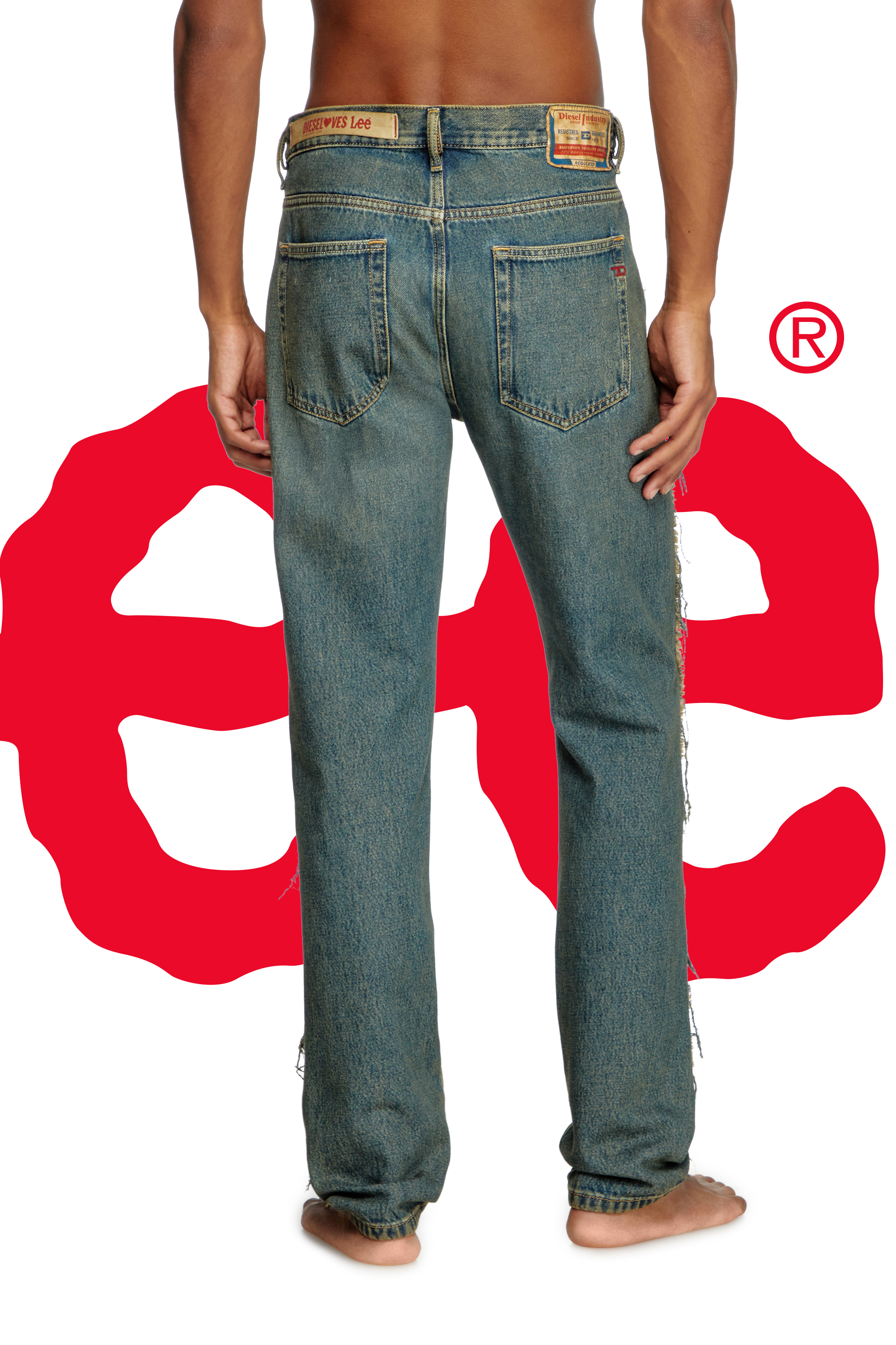 Regular Jeans Dieseloves 04 09M98, ダークブルー Diesel - Male's Regular Jeans Dieseloves 04 09M98, ダークブルー - 6