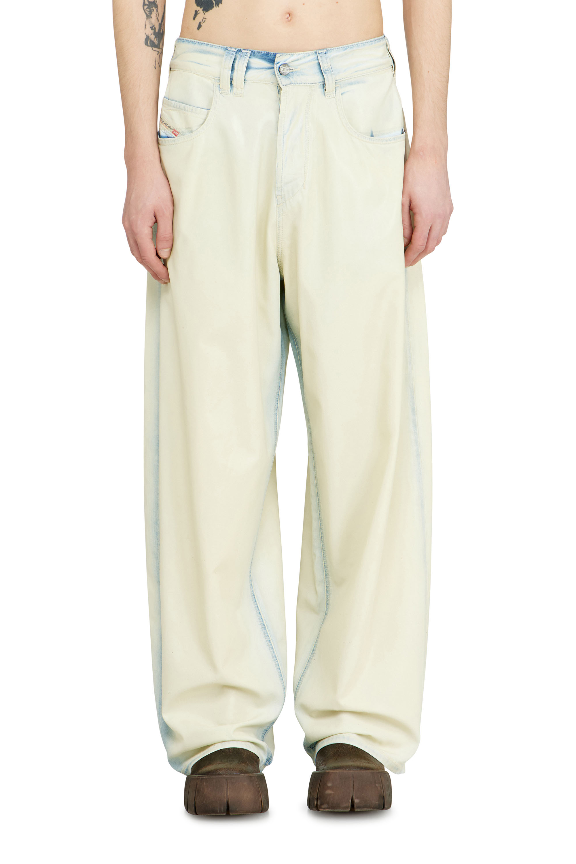 Diesel - Unisex's Relaxed Jeans 1997 D-Enim-M 068WD, ライトブルー - 3