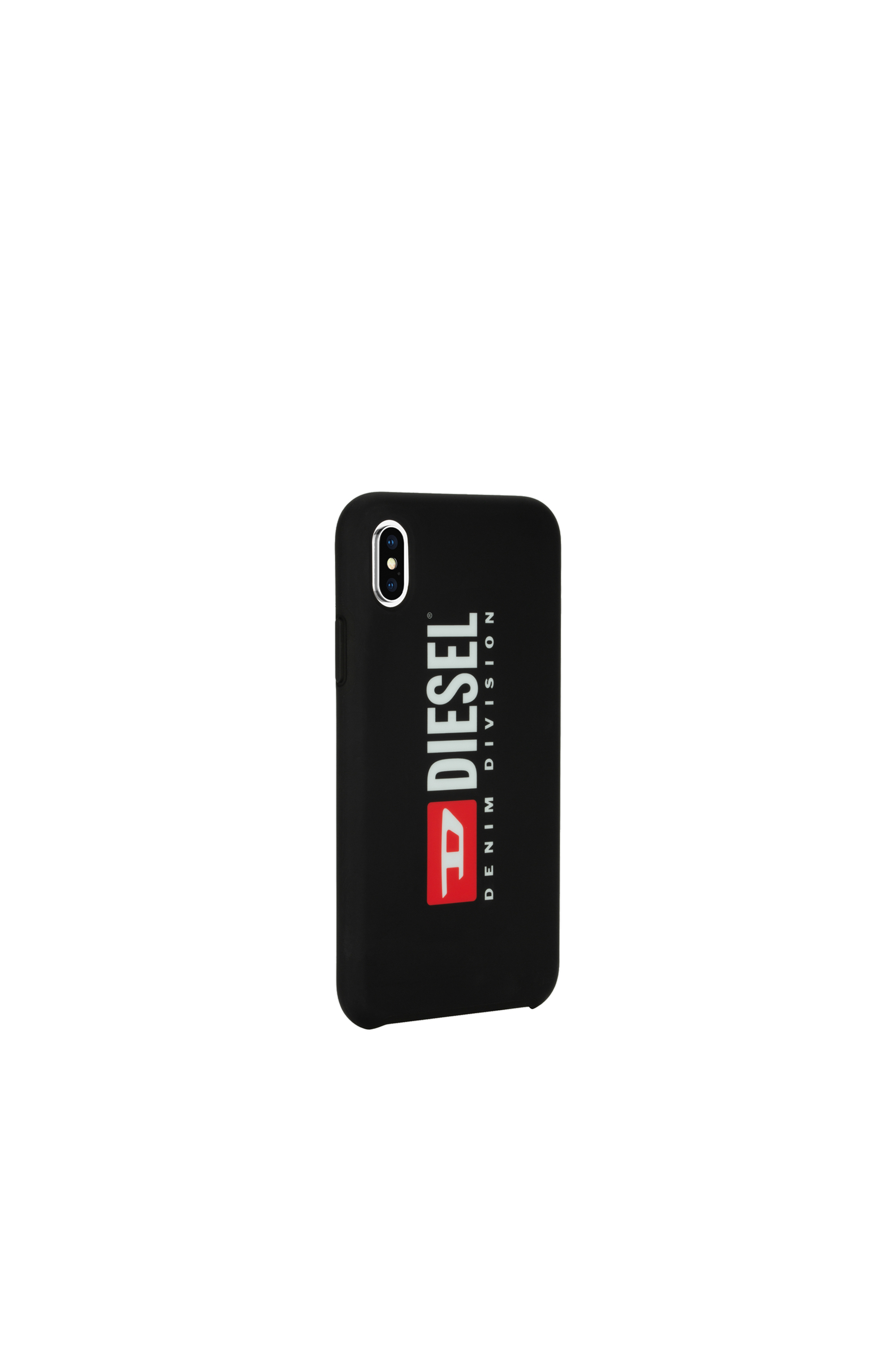 Diesel - DIESEL PRINTED CO-MOLD CASE FOR IPHONE XS MAX, Unisex's Soft touch logo black case, iPhone XS MaX in ブラック/ホワイト - 4