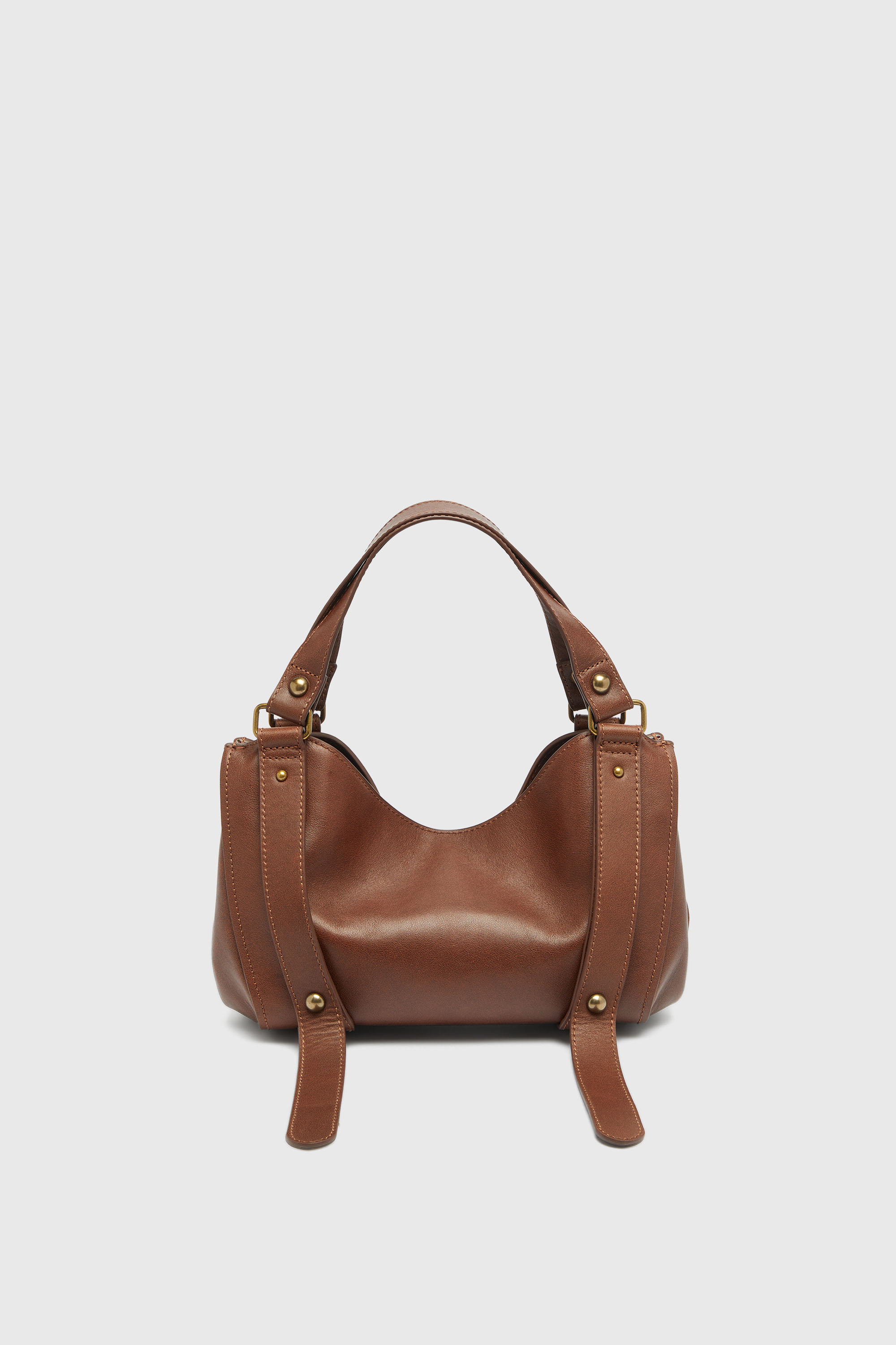 D-ONE TOPHANDLE S D-One-Small top-handle bag in treated leather