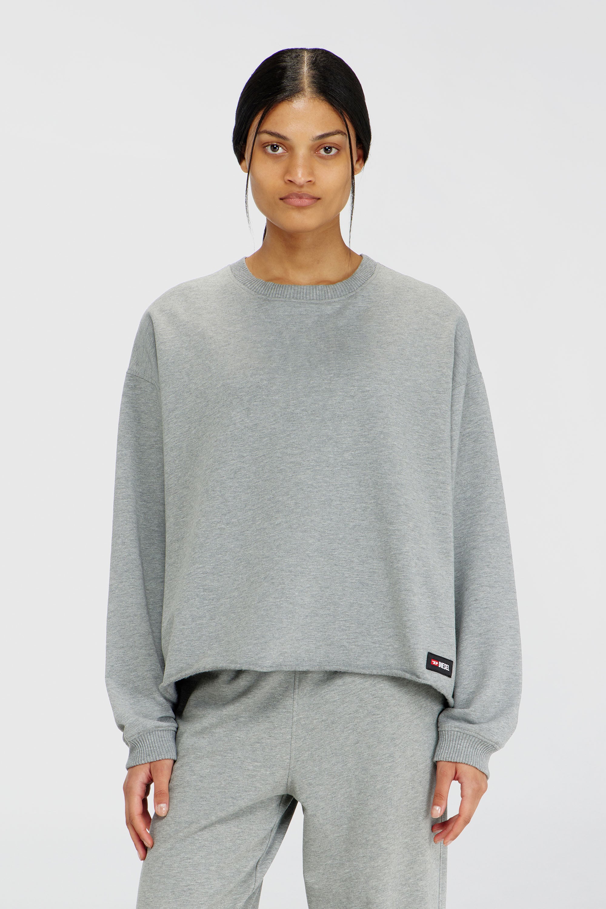 Diesel - PATRICIA-D-CORE, Female's プルオーバースウェット in グレー - 1