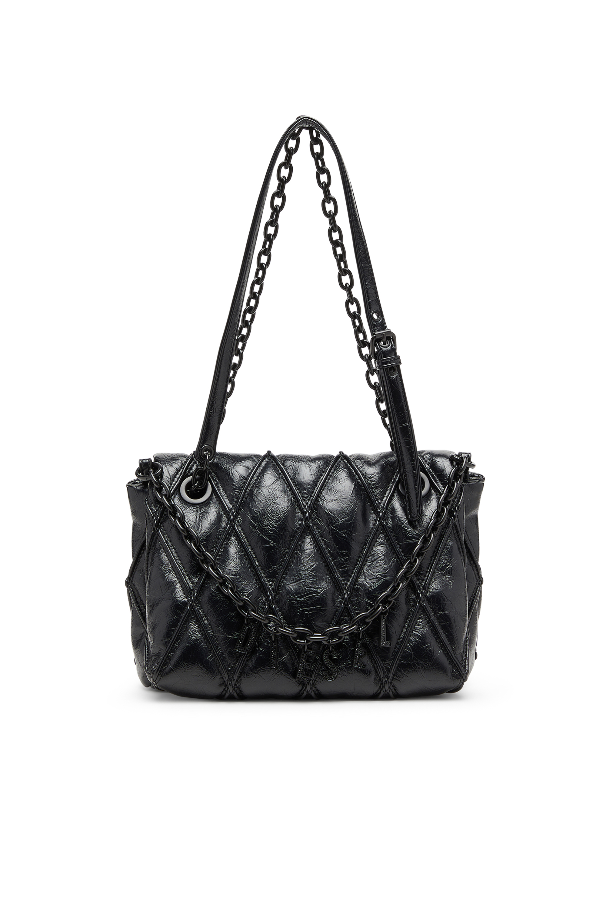 Diesel - CHARM-D SHOULDER M, Female's ショルダーバッグ M in ブラック - 6
