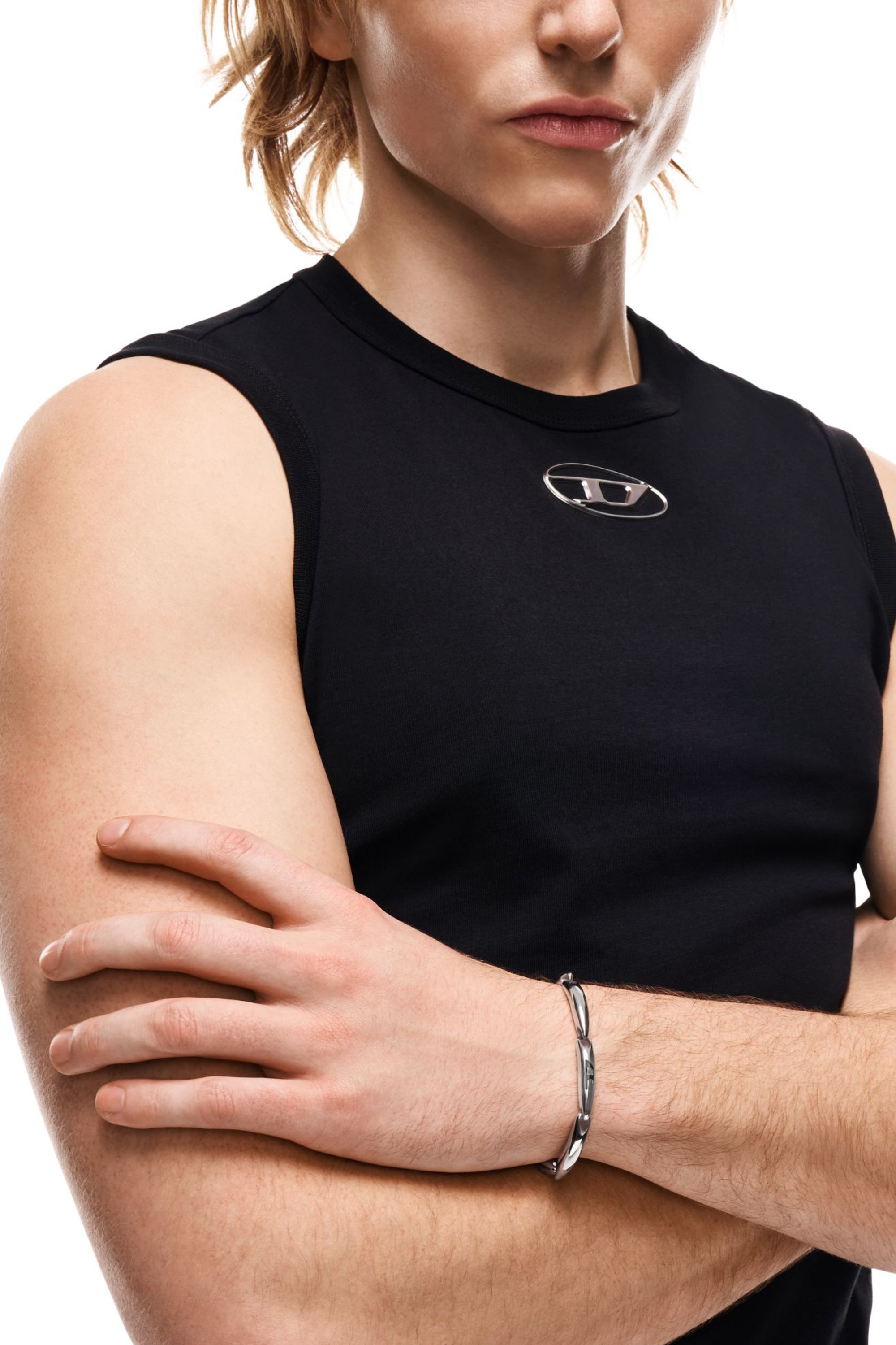 Diesel - DX1696040 JEWELLERY, Unisex's Stainless steel chain bracelet in シルバー - 4