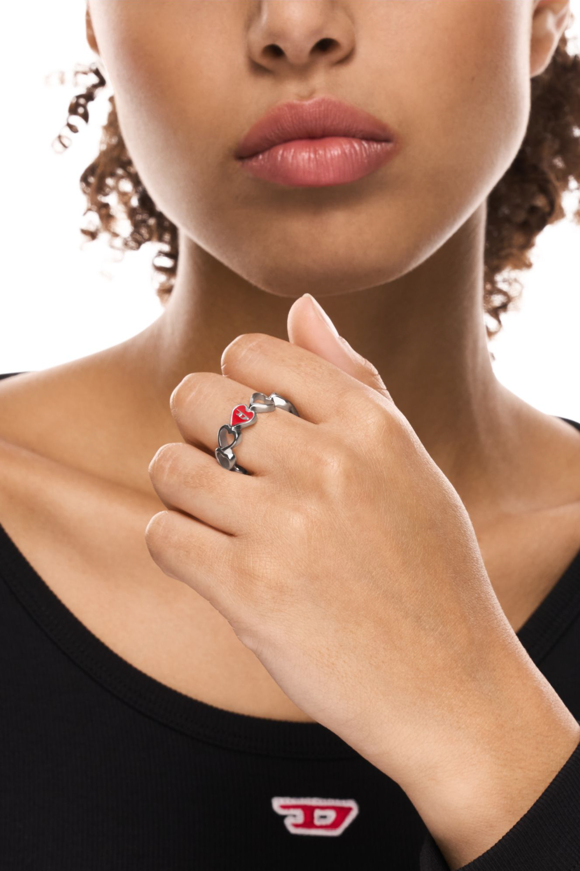 Diesel - DX166940 JEWELLERY, Unisex's Stainless Steel Band Ring in シルバー - 3