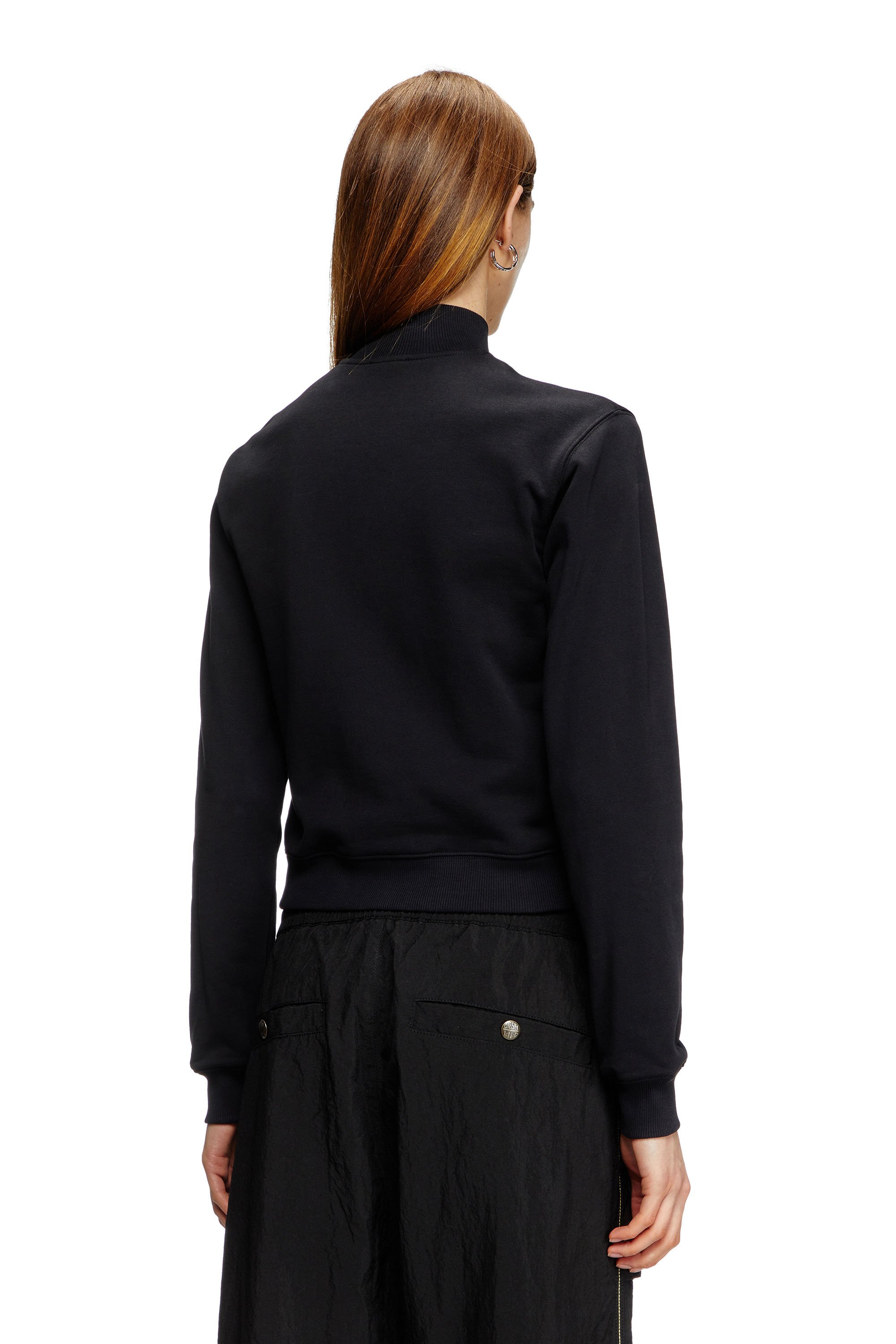 Diesel - F-FLACIN, Female's ジップアップスウェット in ブラック - 4