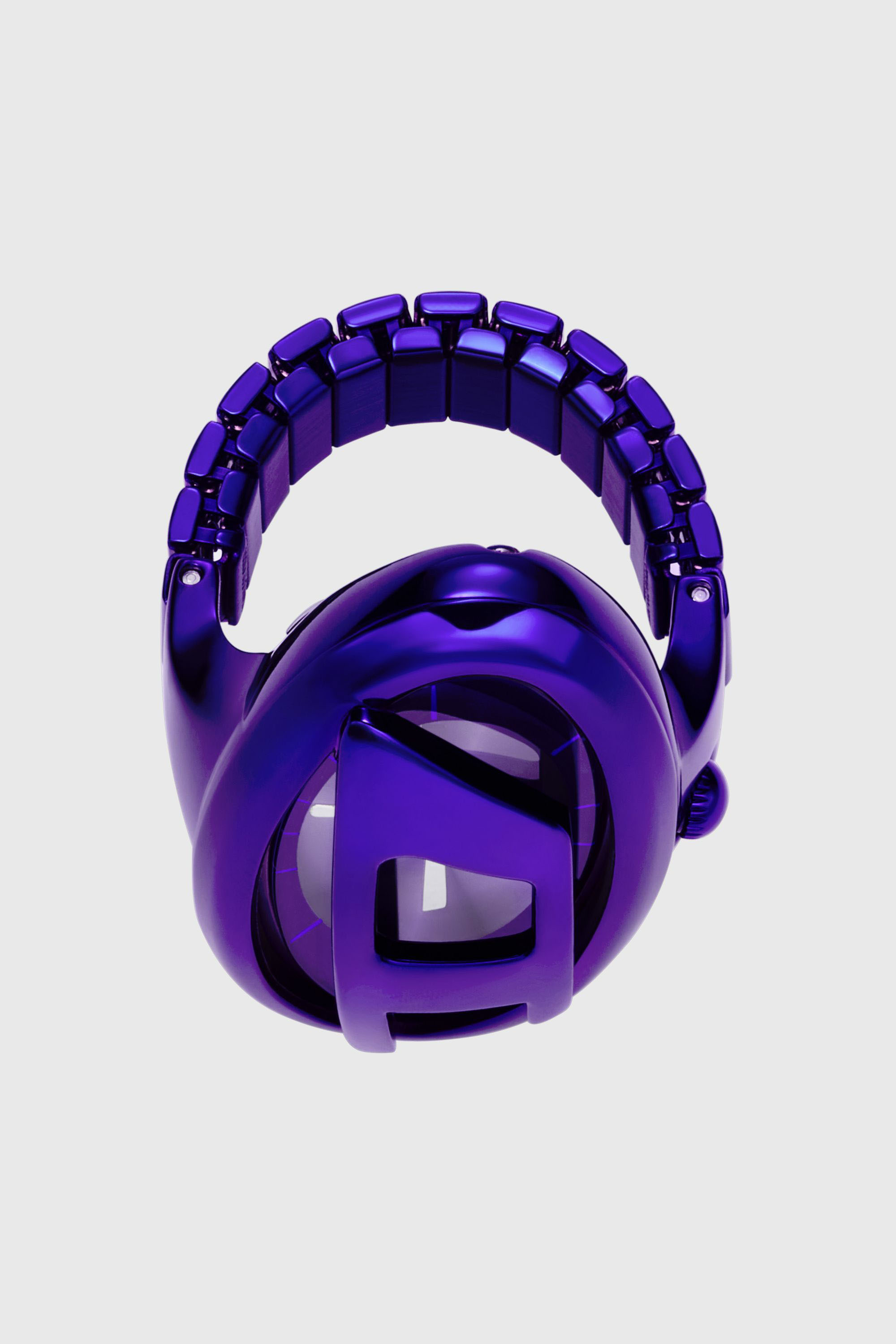 Diesel - DZ5624 WATCH, Female's D-Era purple stainless steel ring watch in ブルー - 3
