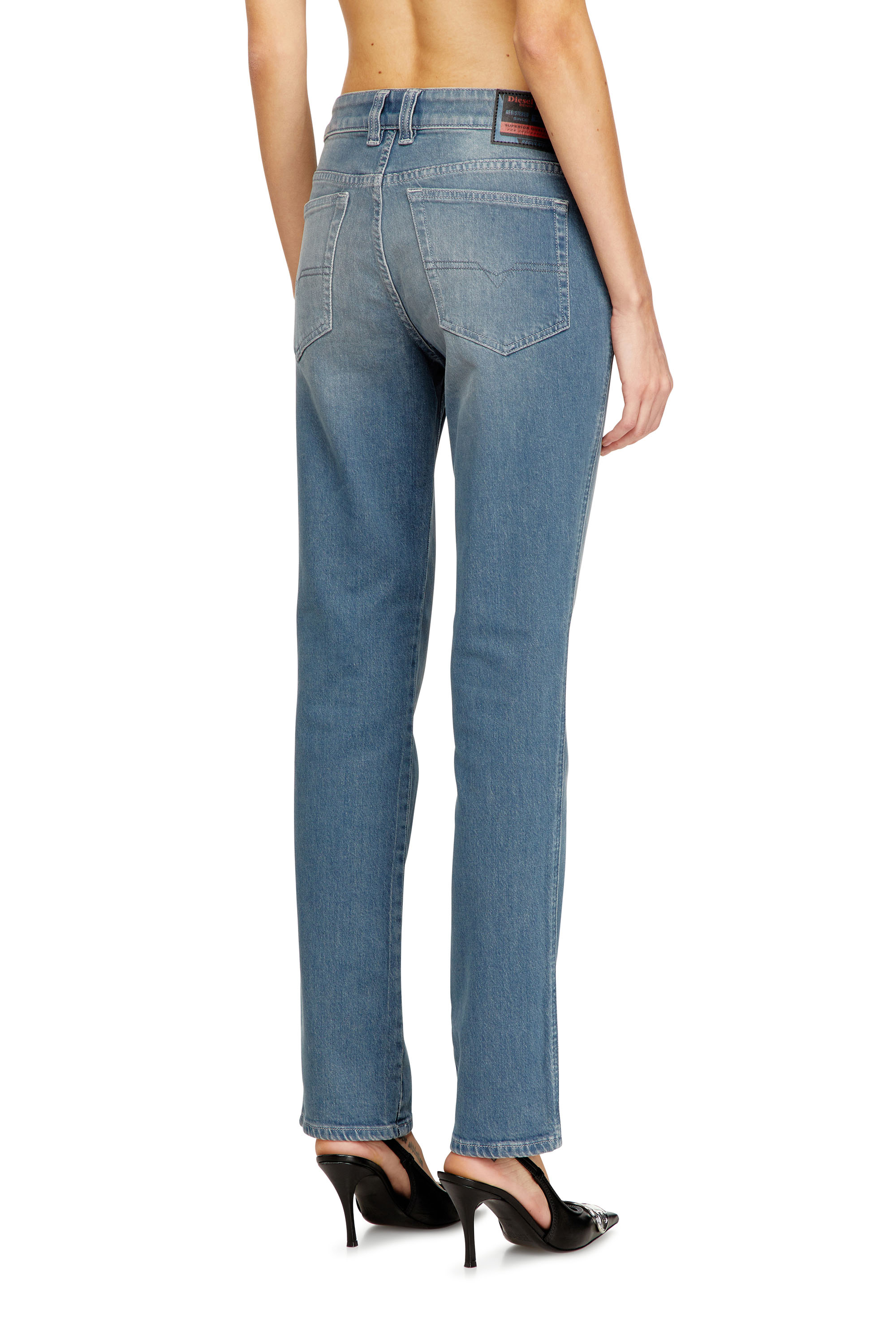 Diesel - Female's Slim Jeans 1992 D-Jiann 09N75, ミディアムブルー - 3
