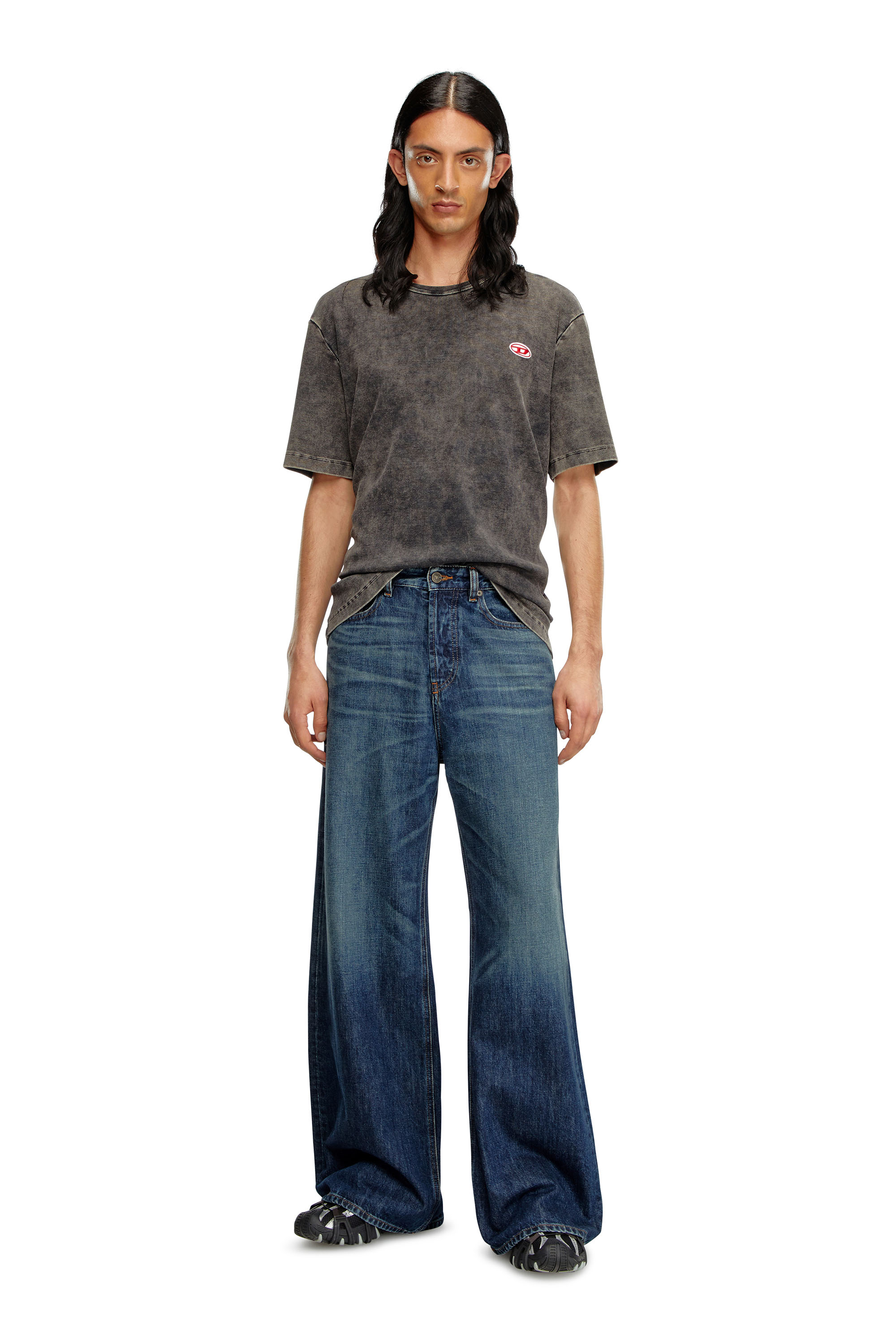 Diesel - Female's Relaxed Jeans 1996 D-Sire 09H59, ダークブルー - 7