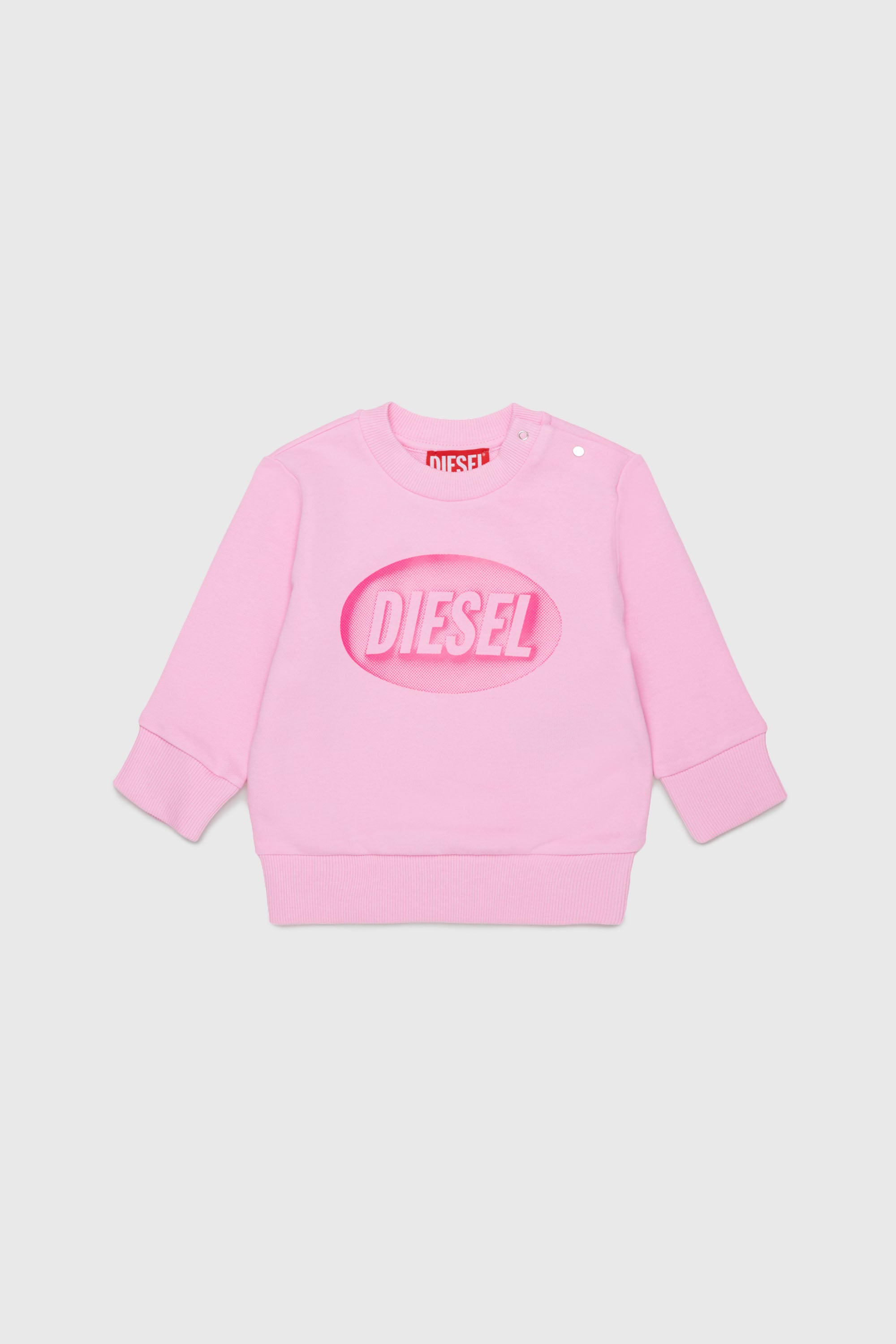 Diesel - SDSELB, Unisex's スウェット in ピンク / ホワイト - 1
