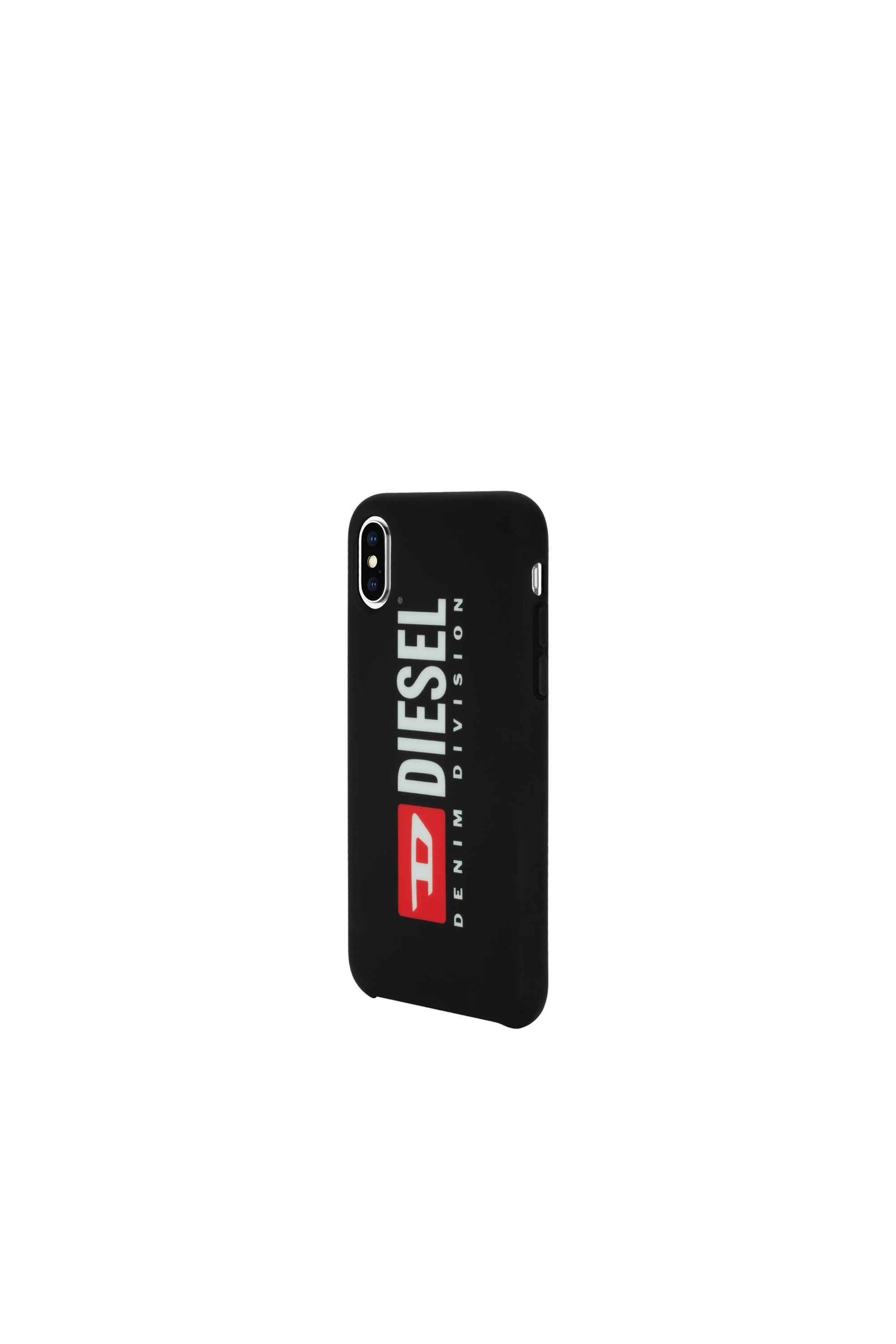 Diesel - DIESEL PRINTED CO-MOLD CASE FOR IPHONE XS & IPHONE X, Unisex's Soft touch logo black case, iPhone XS & iPhone X in ブラック/ホワイト - 3