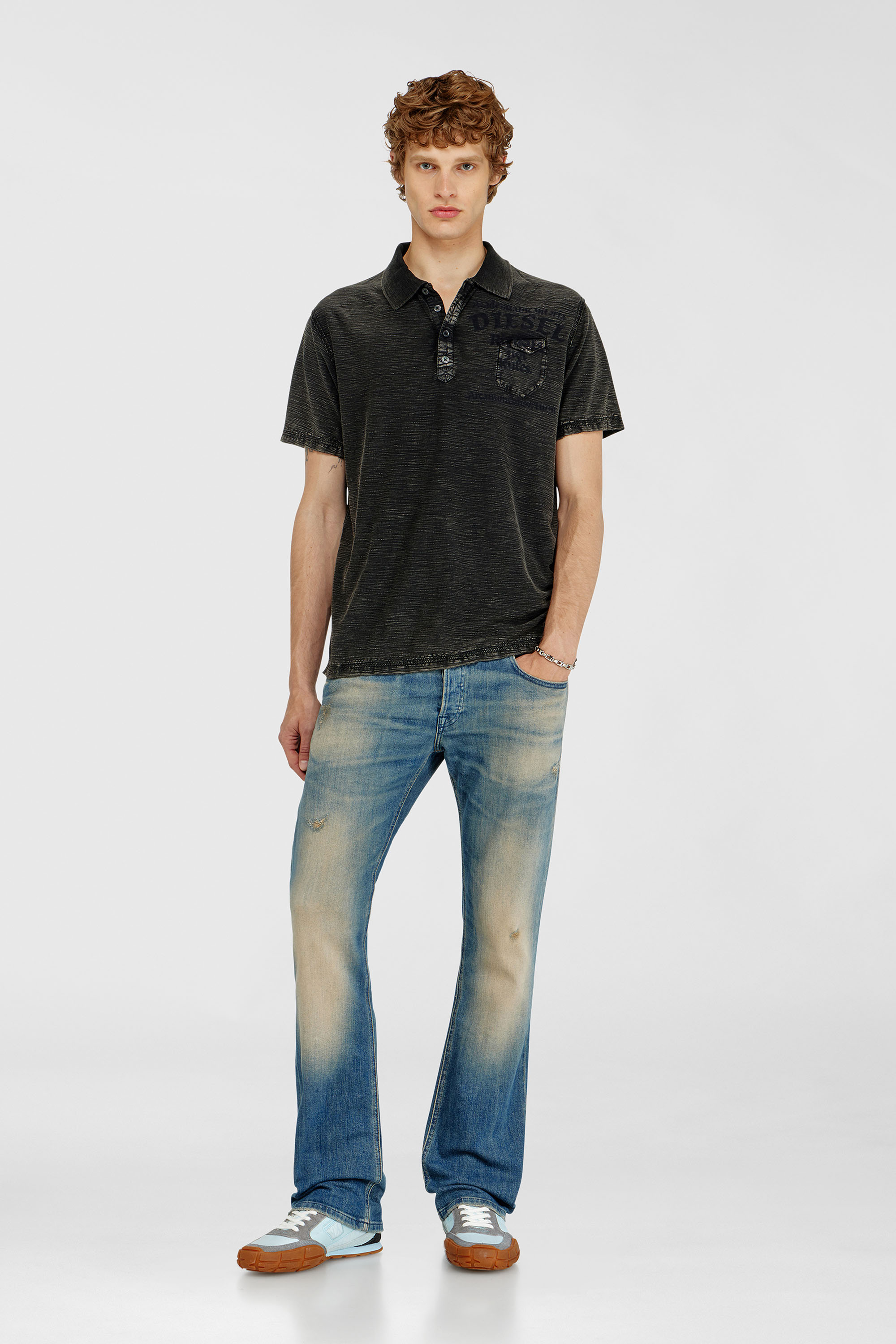 Diesel - T-ARDY-POLO, Male's ポロシャツ in ブラック - 1