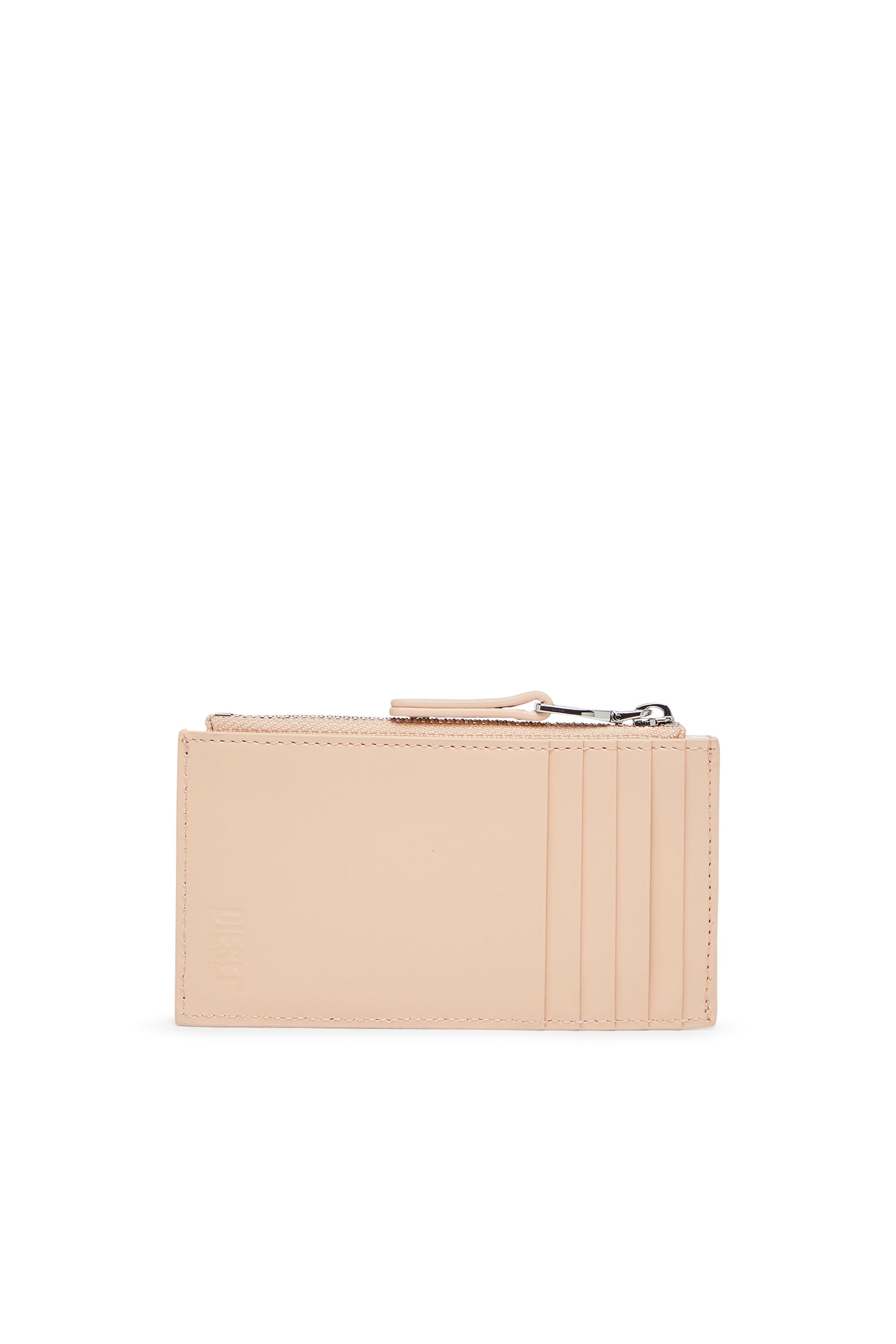 Diesel - 1DR CARD HOLDER III, Female's Flat card holder in nappa leather in ヌードカラー - 2