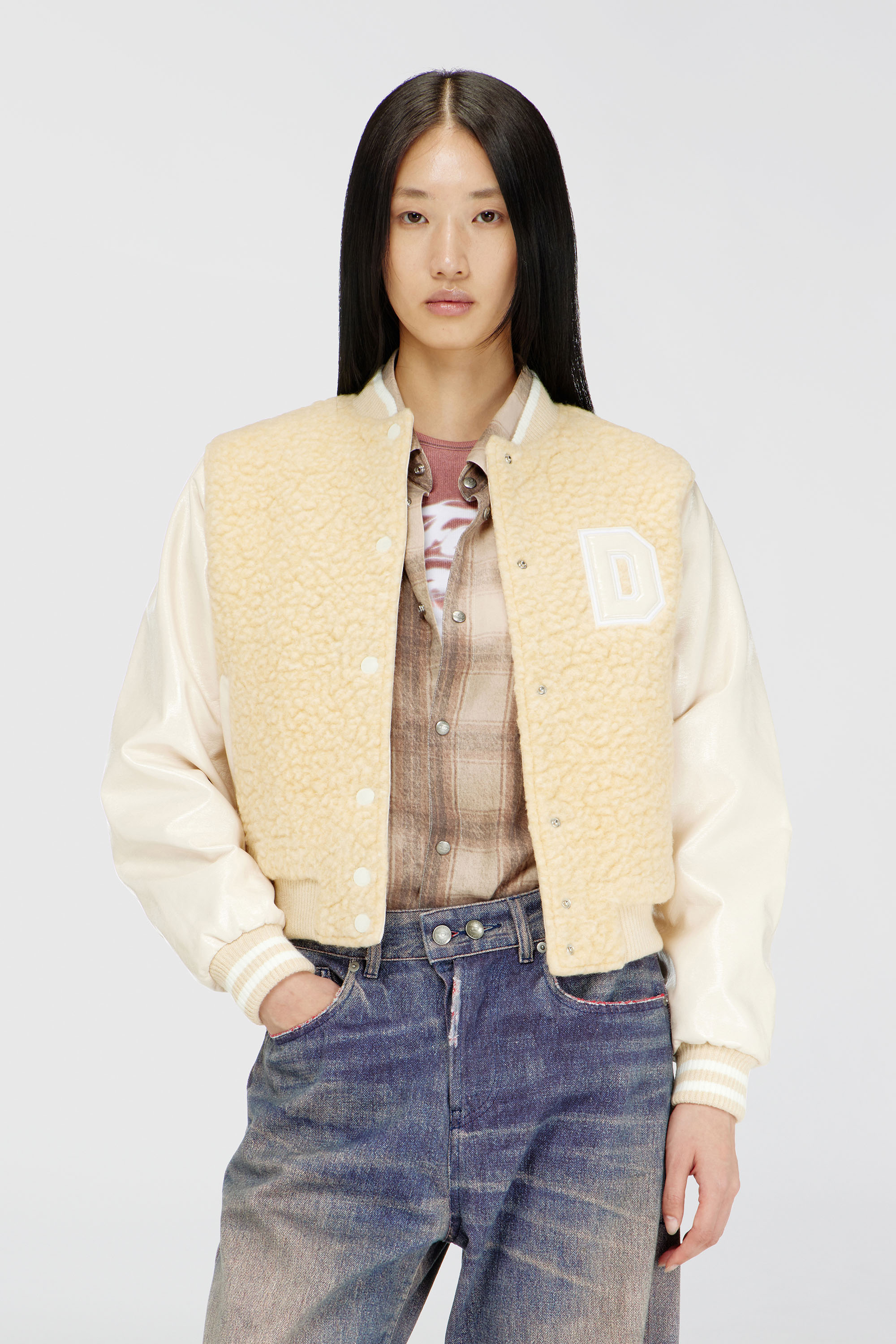 Diesel - G-FAVOL, Female's ブルゾン in イエロー - 1