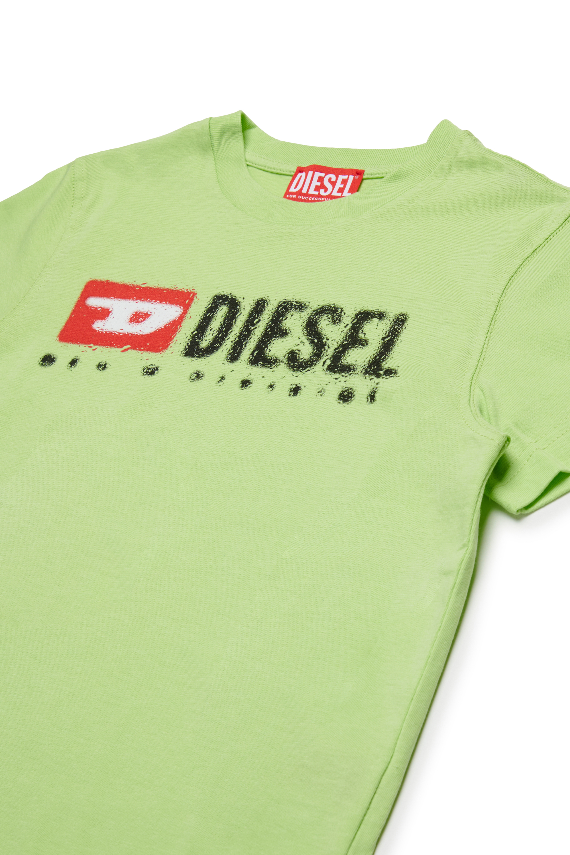 Diesel - TADJUSTK14, Male's Tシャツ in グリーン - 3