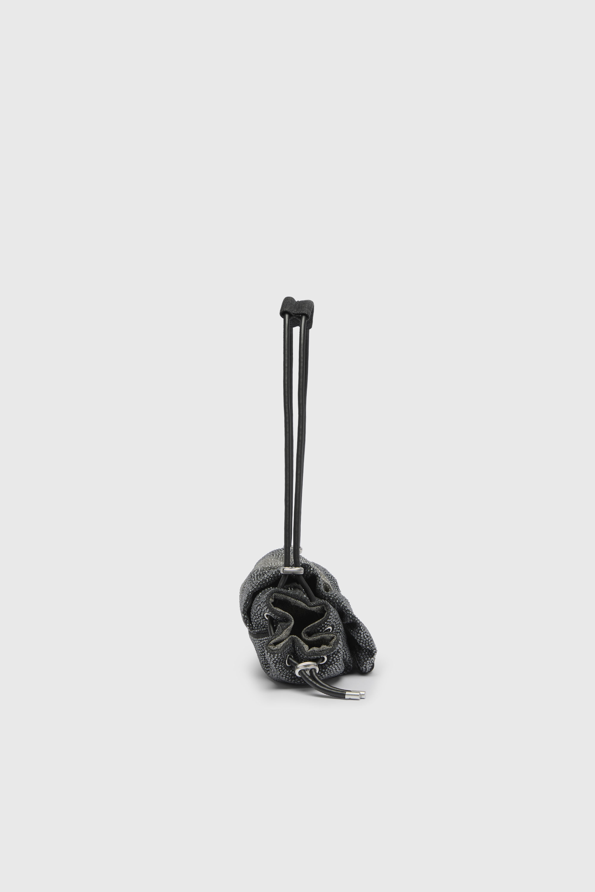 Diesel - SCRUNCH-D SHOULDER S, Female's ショルダーバッグ S in ダークグレー - 3