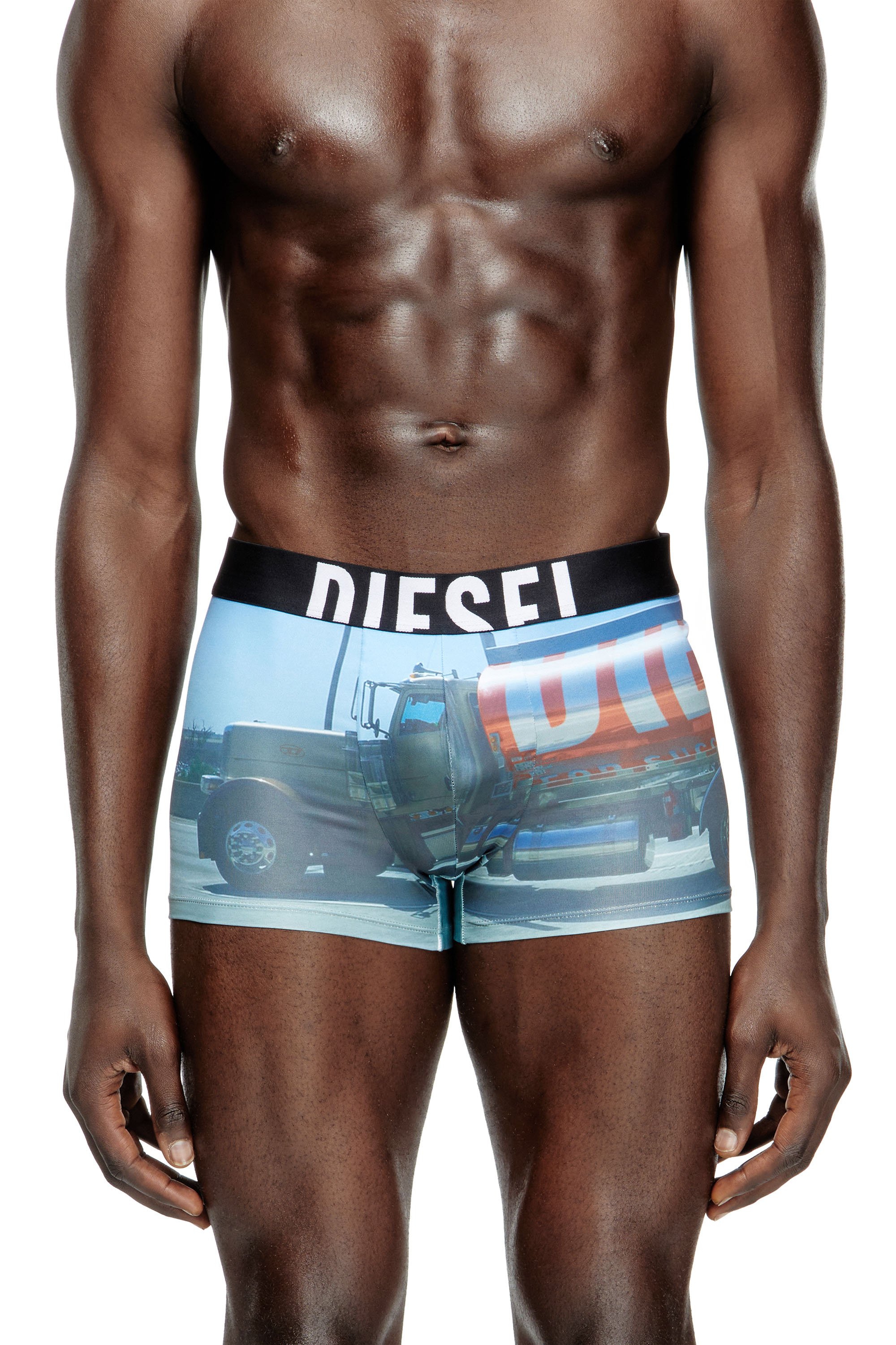 Diesel - DAMIEN-D-POP-40, Male's Boxer briefs with Pop print in ライトブルー - 2
