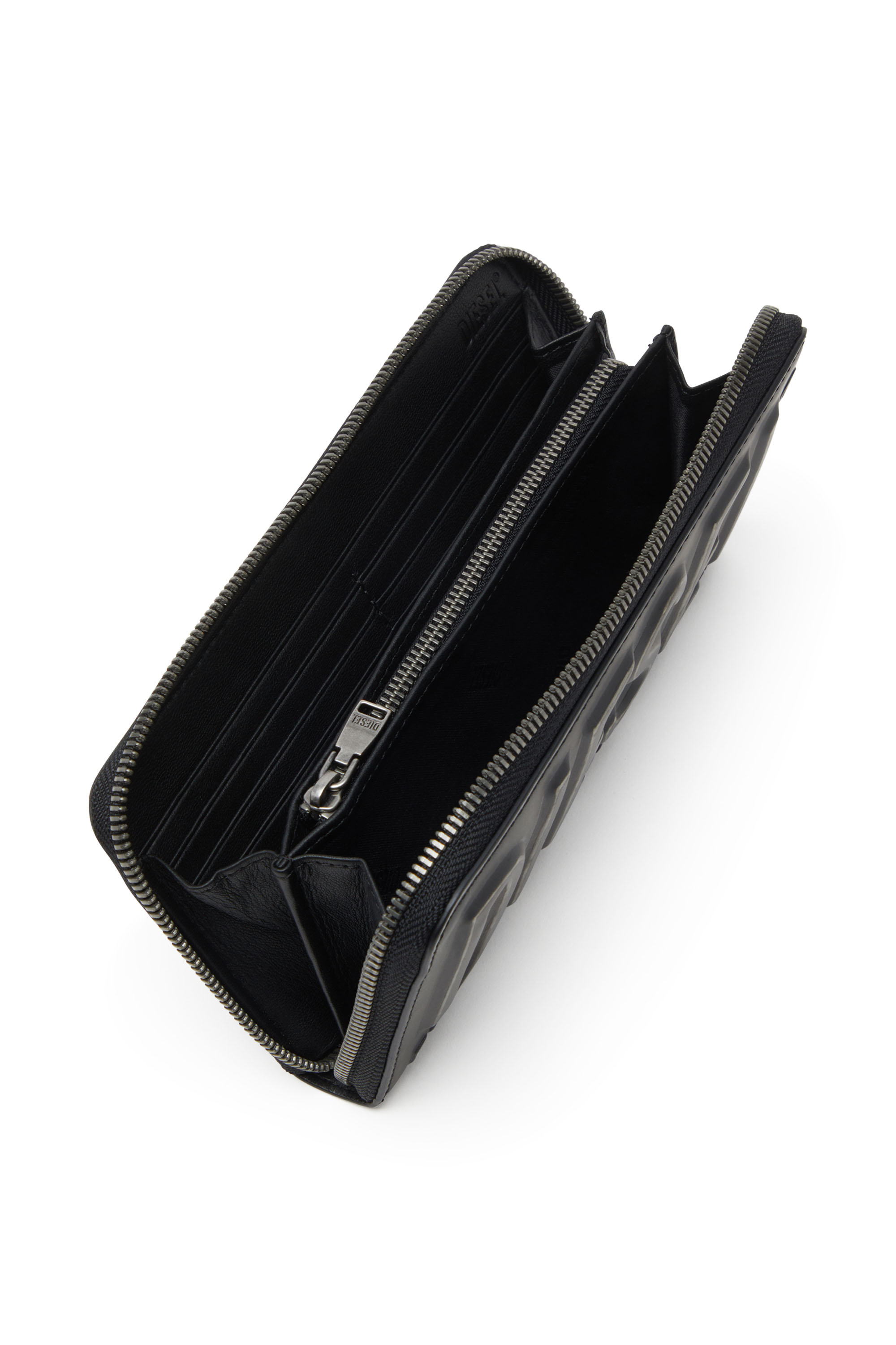 Diesel - DSL 3D -CONTINENTAL ZIP L, Male's ロングウォレット in ブラック - 3