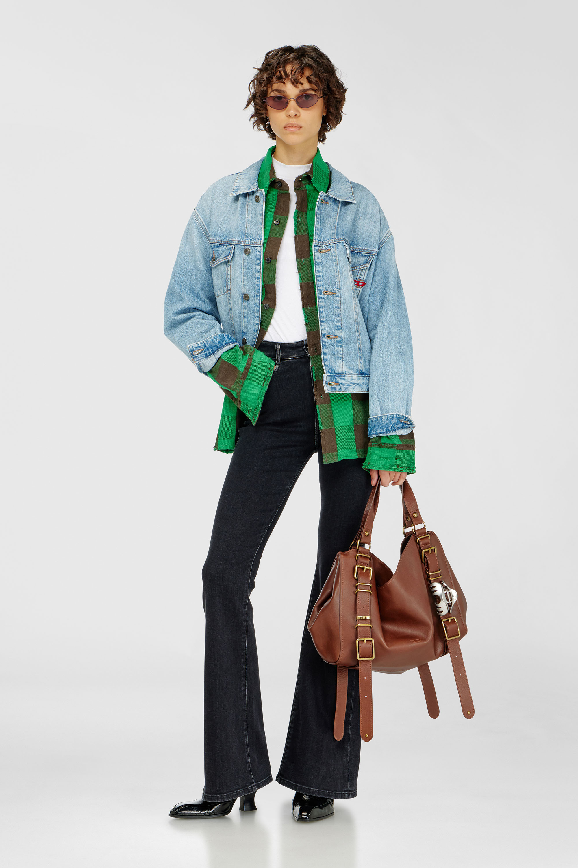 Diesel - D-RANGER, Unisex's デニムジャケット in ライトブルー - 7