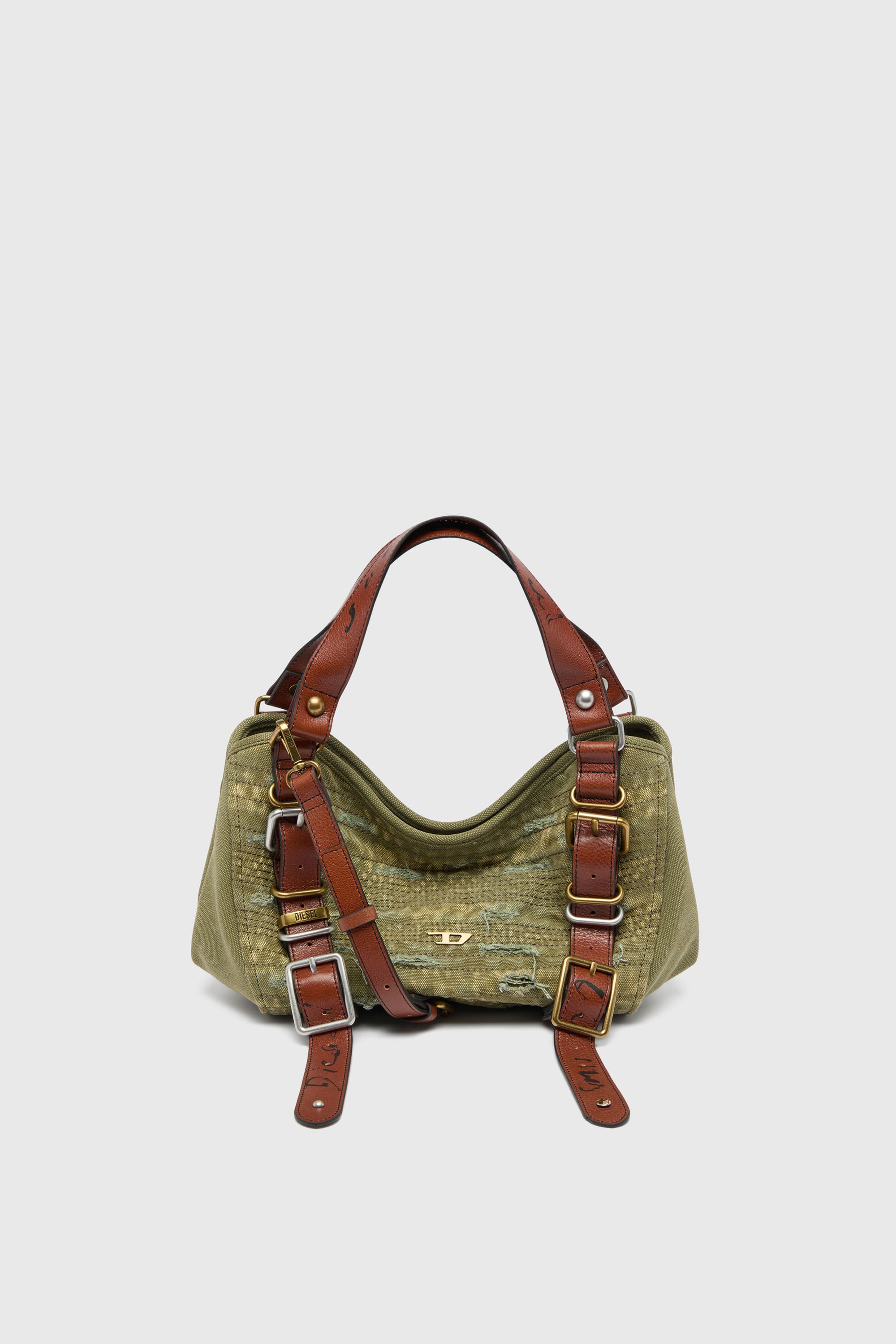 Diesel - D-ONE TOPHANDLE S, Female's トップハンドルバッグ in グリーン - 1