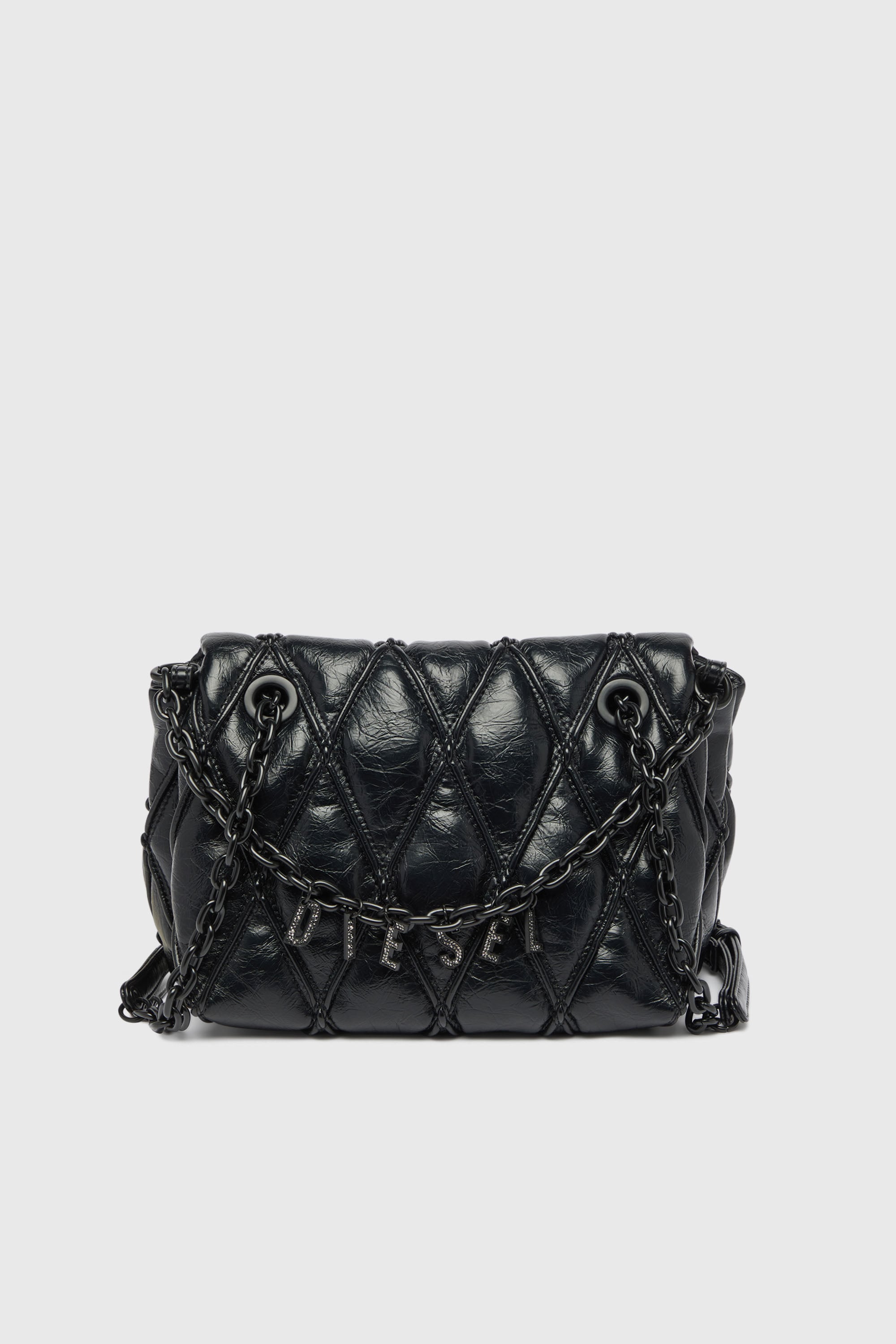 Diesel - CHARM-D SHOULDER M, Female's ショルダーバッグ M in ブラック - 1