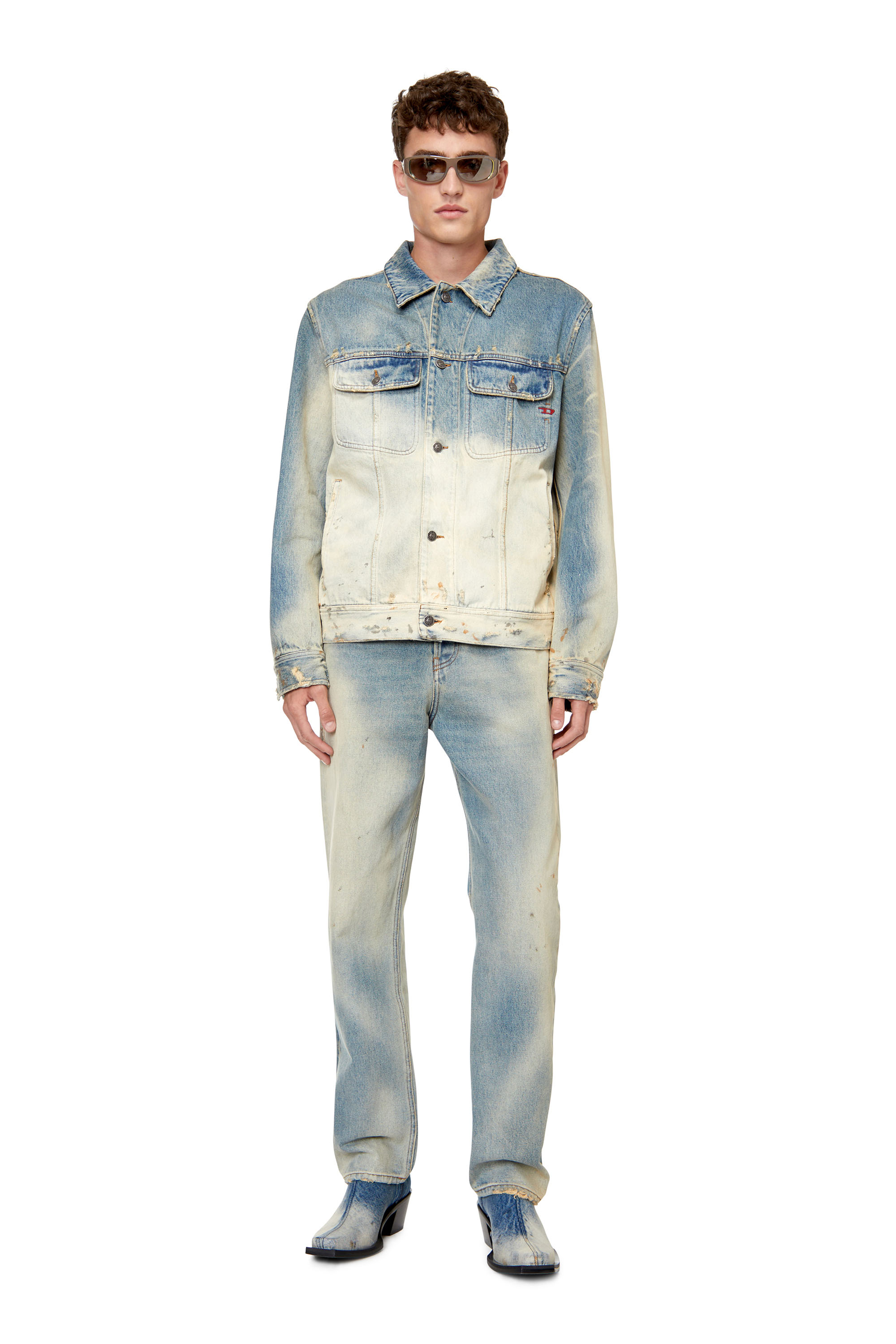Diesel - Straight Jeans 2020 D-Viker 0ENAV, ライトブルー - Image 5