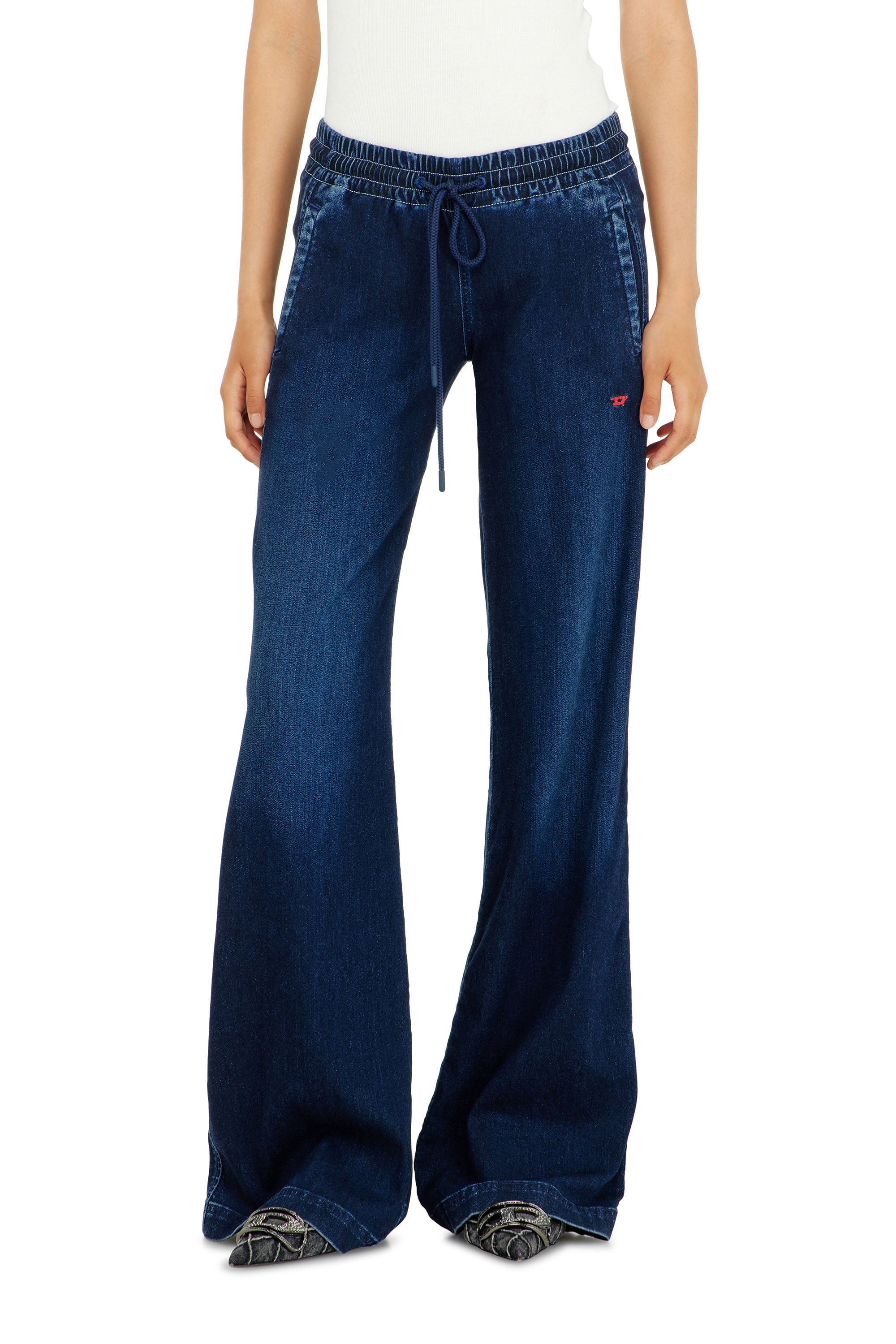 Diesel - Female's Relaxed 2078 D-Ainty Joggjeans&reg; 09P96, ダークブルー - 2