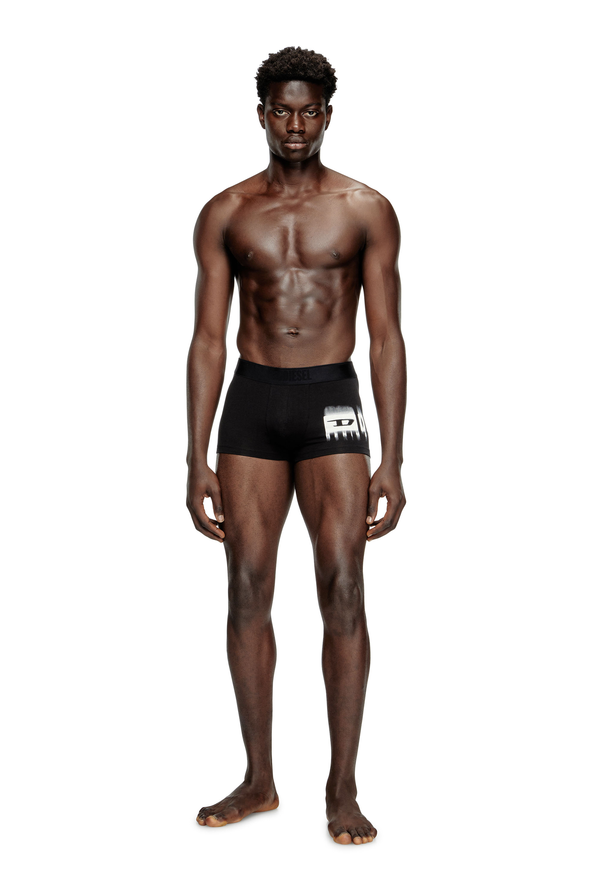 Diesel - DAMIEN-D-BOX-3PACK, Male's 3-pack stretch cotton boxer briefs in ブラック - 3