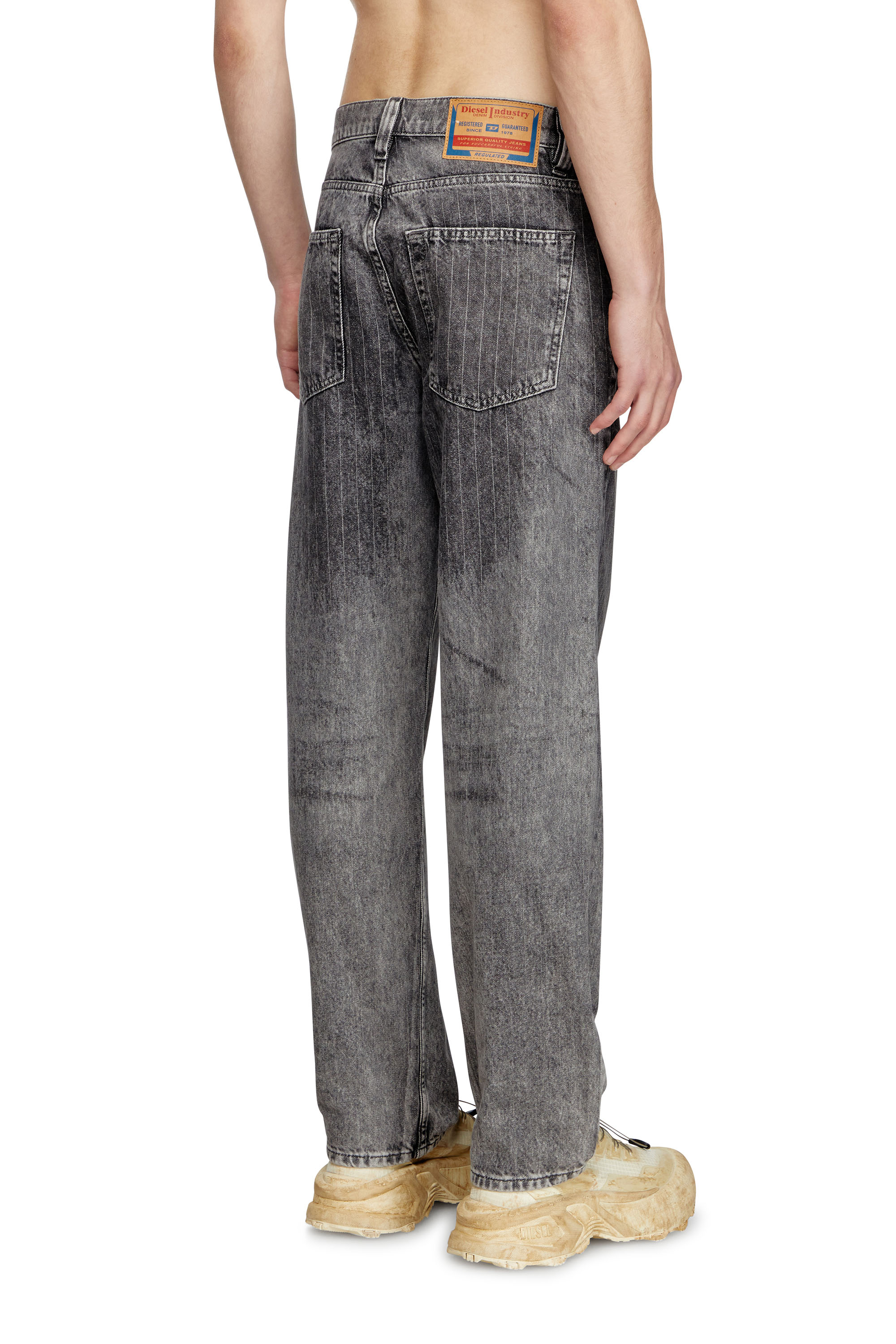 Regular Jeans 2024 D-Macs 0ABCU, ライトグレー Diesel - Male's Regular Jeans 2024 D-Macs 0ABCU, ライトグレー - 4