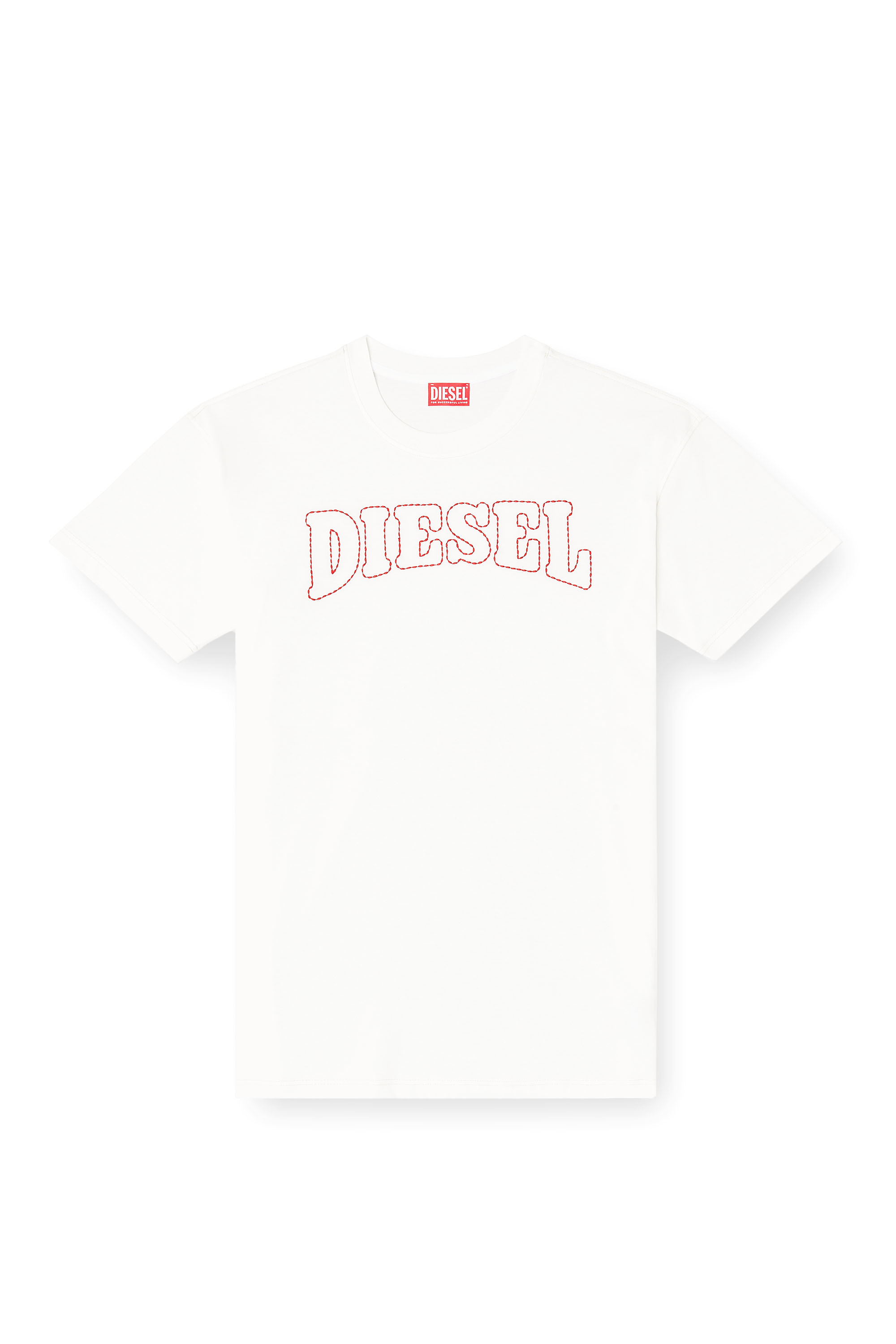 Diesel - T-NORM-V10, Male's Tシャツ in ホワイト - 3