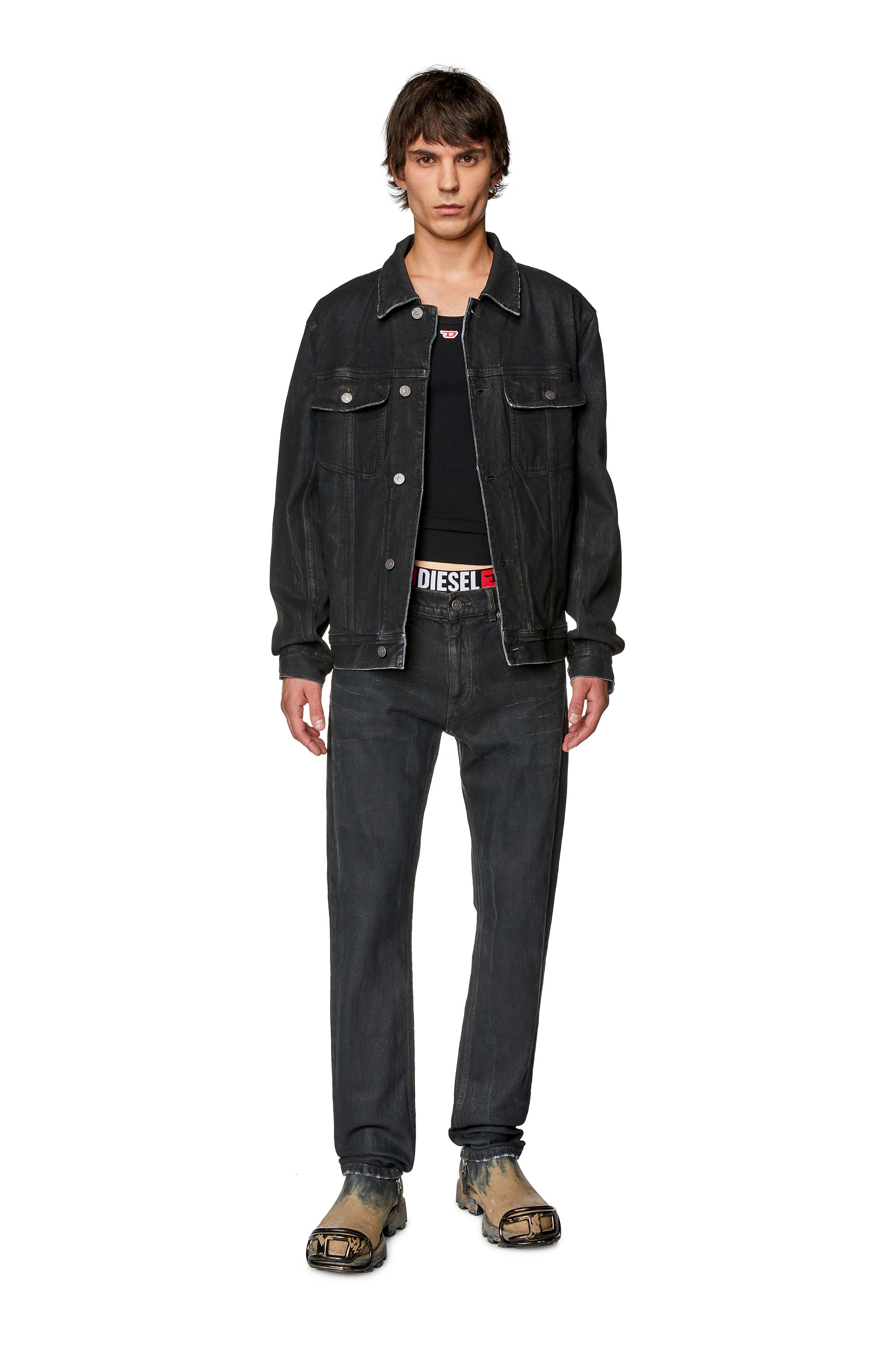 Tapered 2030 D-Krooley Joggjeans® 068FJ イタリー製 ディーゼル ジョグジーンズ デニム KROOLEY 美シルエット