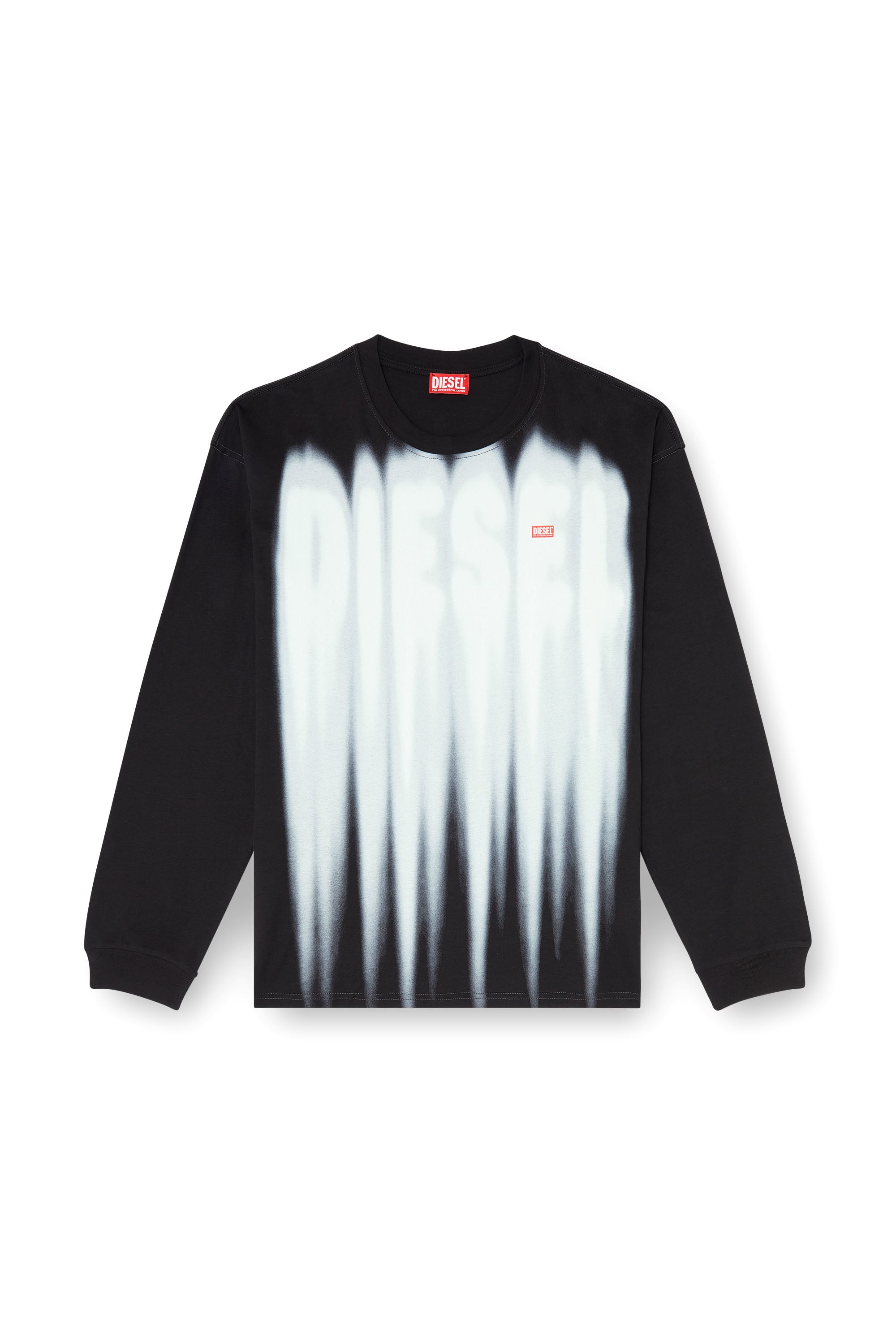 Diesel - T-BOXT-LS-AA3, Male's 長袖Tシャツ in ブラック - 3