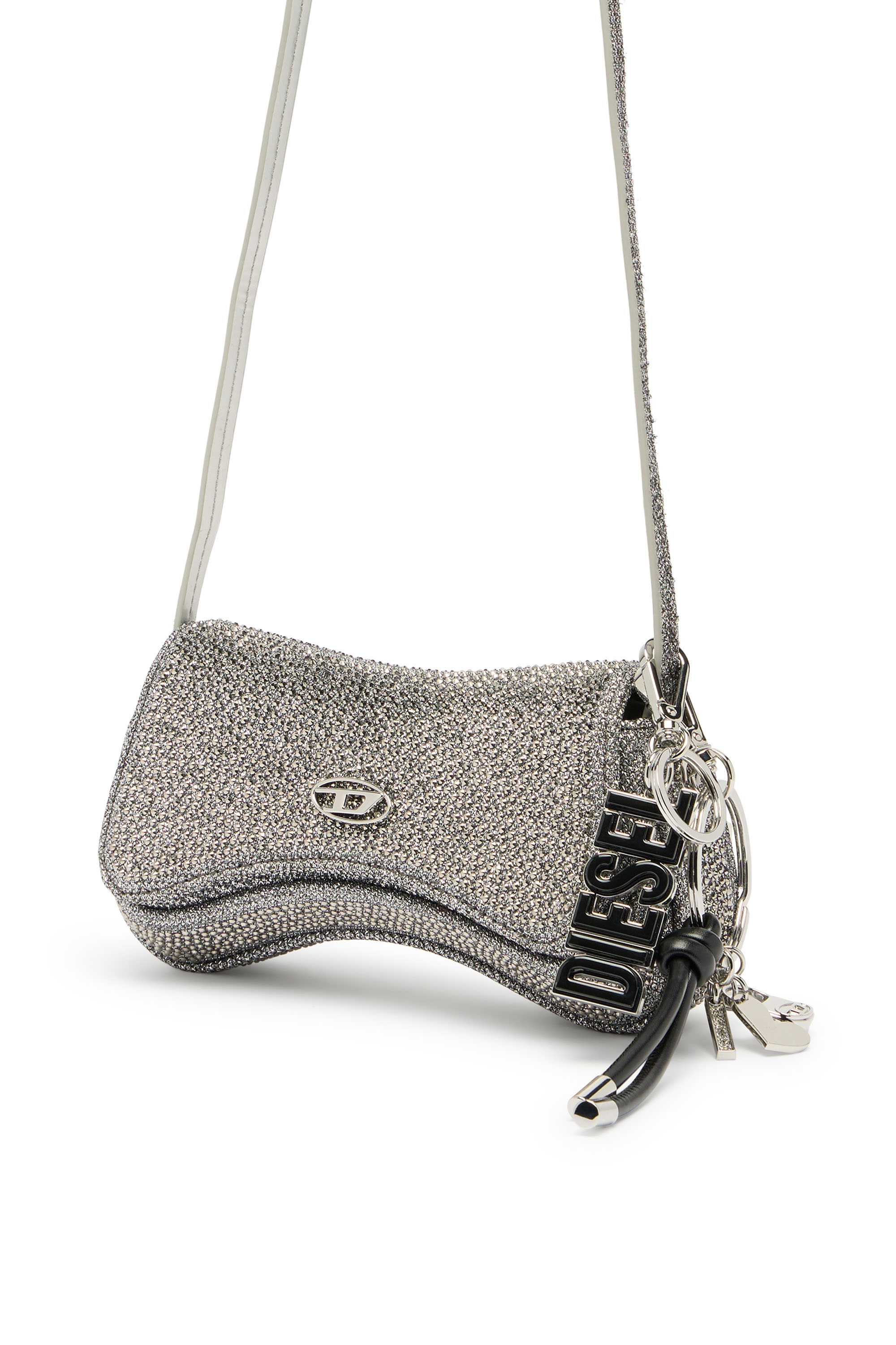 Diesel - PLAY CROSSBODY XS, Female's クロスボディバッグ XS in シルバー - 2