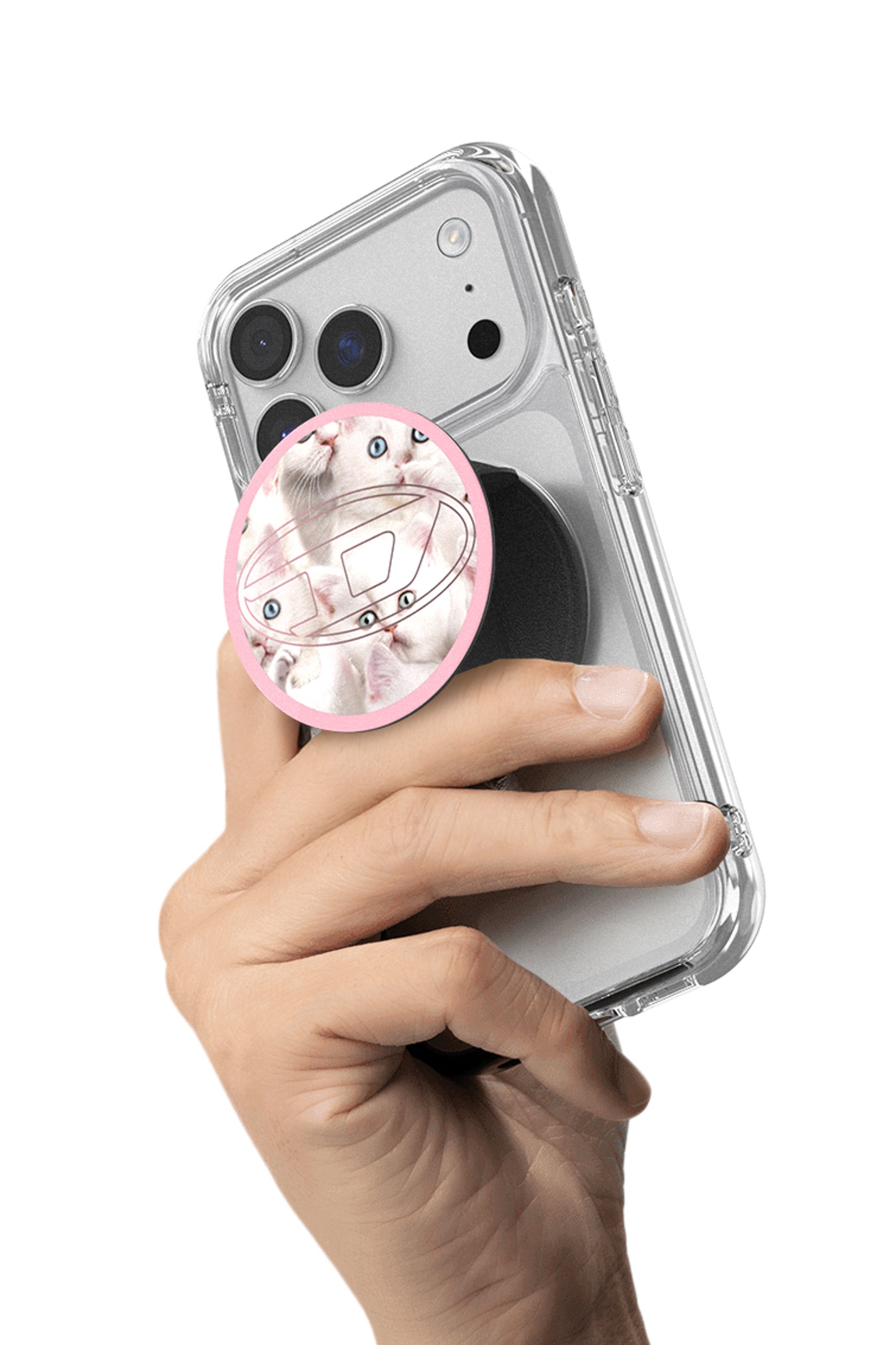 Diesel - 60452  GRIP CASE, Unisex's UNIVERSAL in ピンク / ホワイト - 3