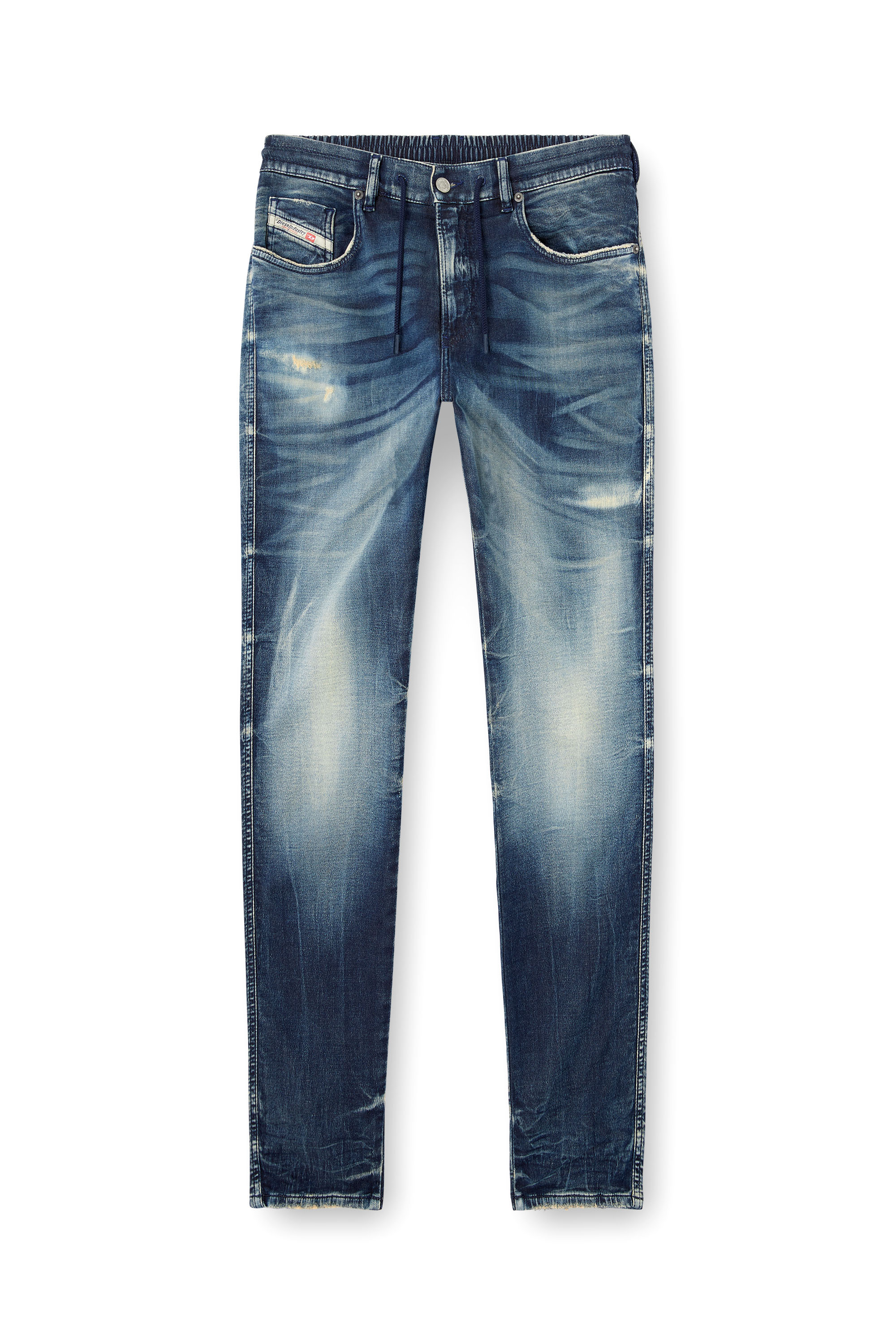 Diesel - Male's Slim 2062 D-Strukt Joggjeans® 068RZ, ダークブルー - 2