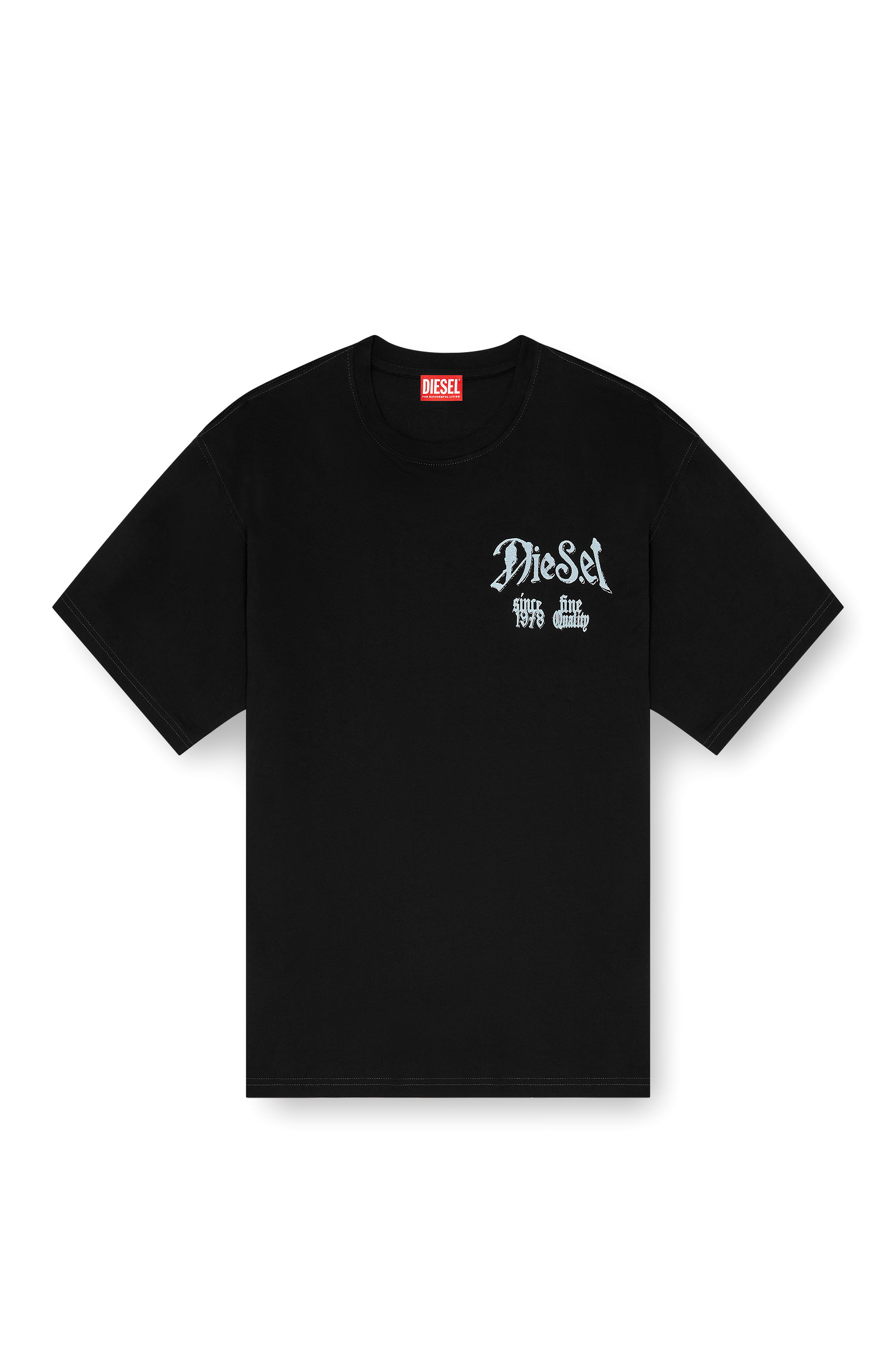 Diesel - T-BOXT-AA2, Male's Tシャツ in ブラック - 3