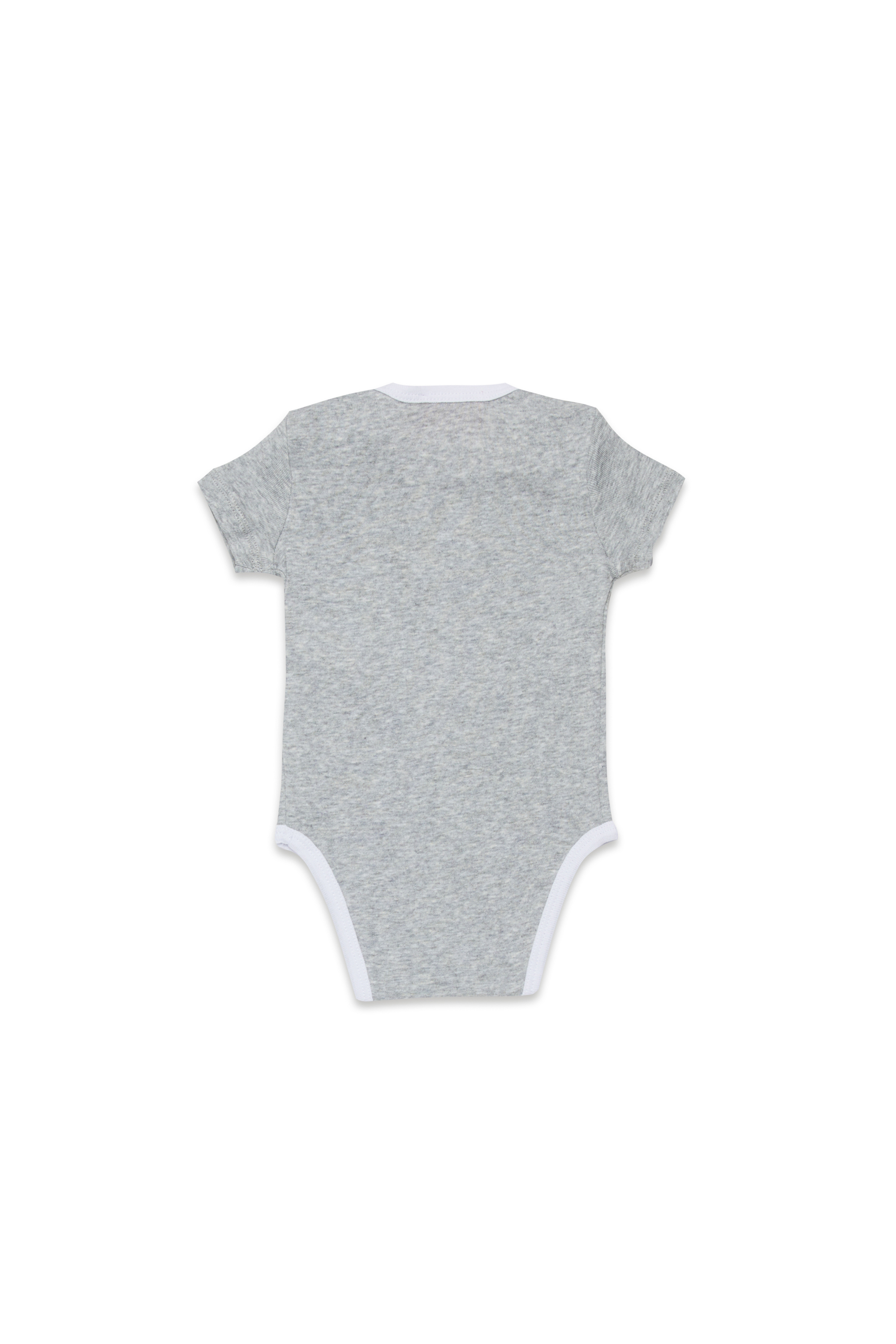 Diesel - URMAS-NB, Unisex's Born For Success newborn bodysuit in グレー - 2