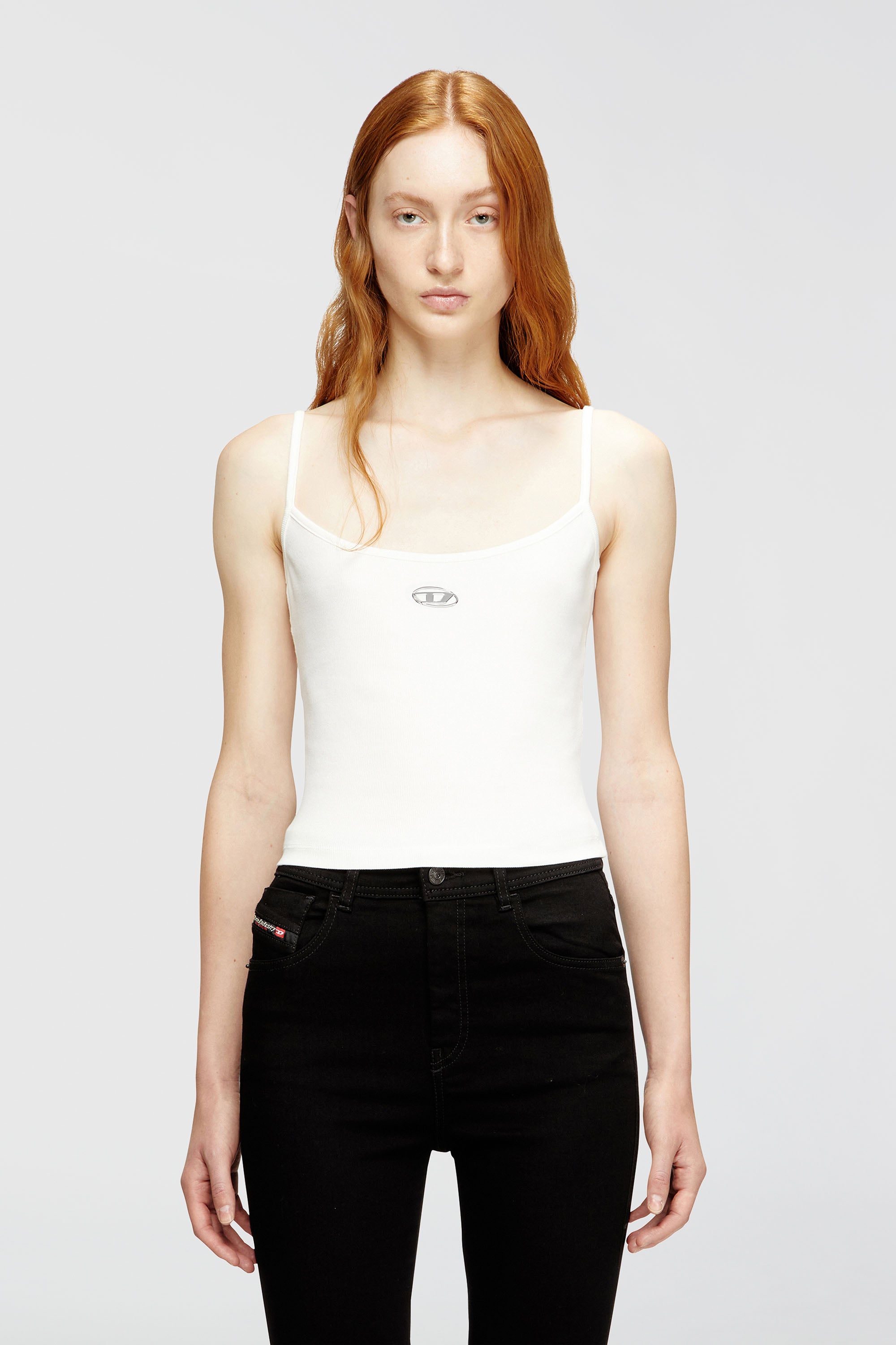 Diesel - T-HUPY-OD, Female's キャミソールトップ in ホワイト - 1