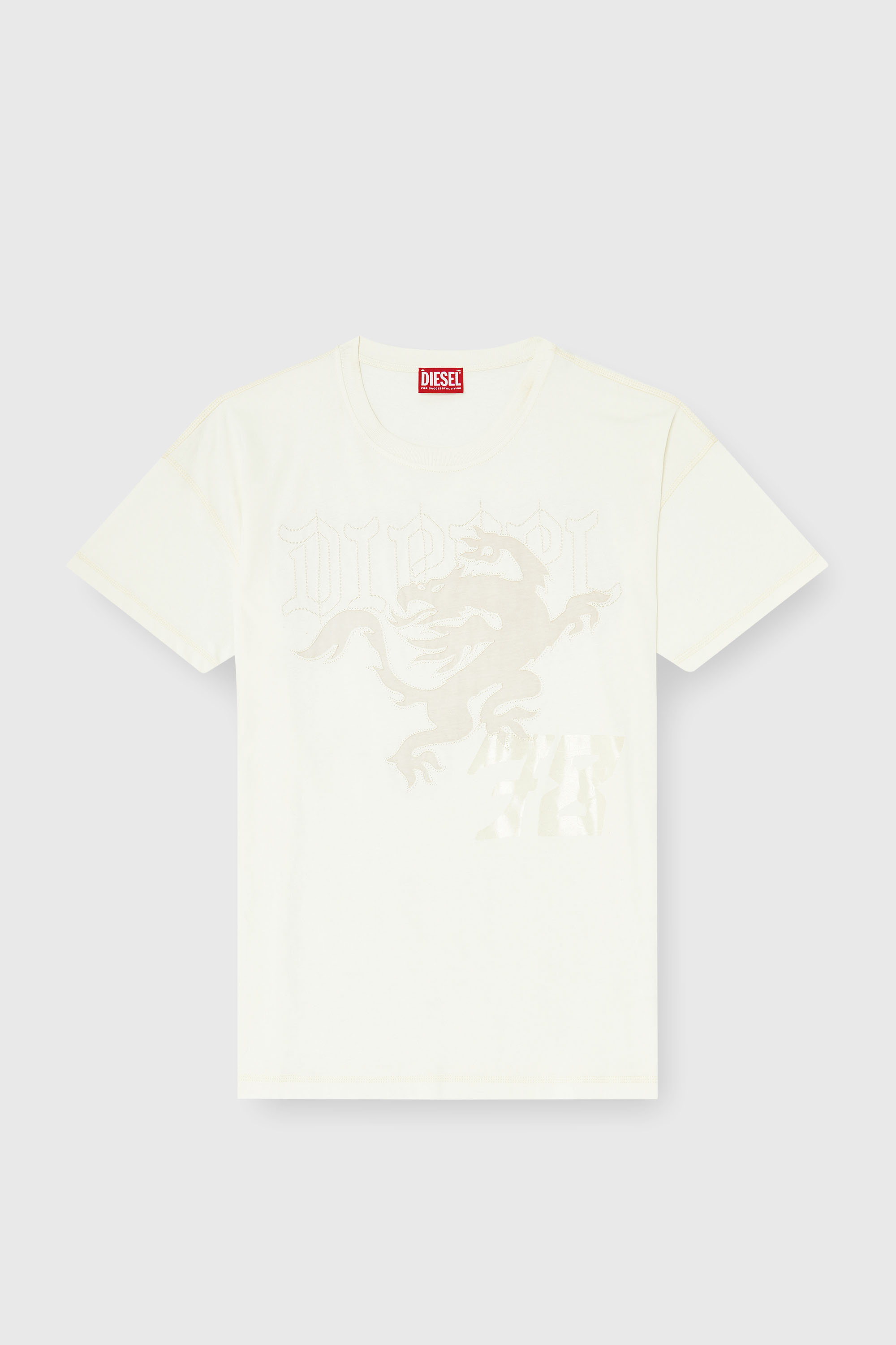Diesel - T-BOXT-NOTCH, Male's Tシャツ in ホワイト - 2