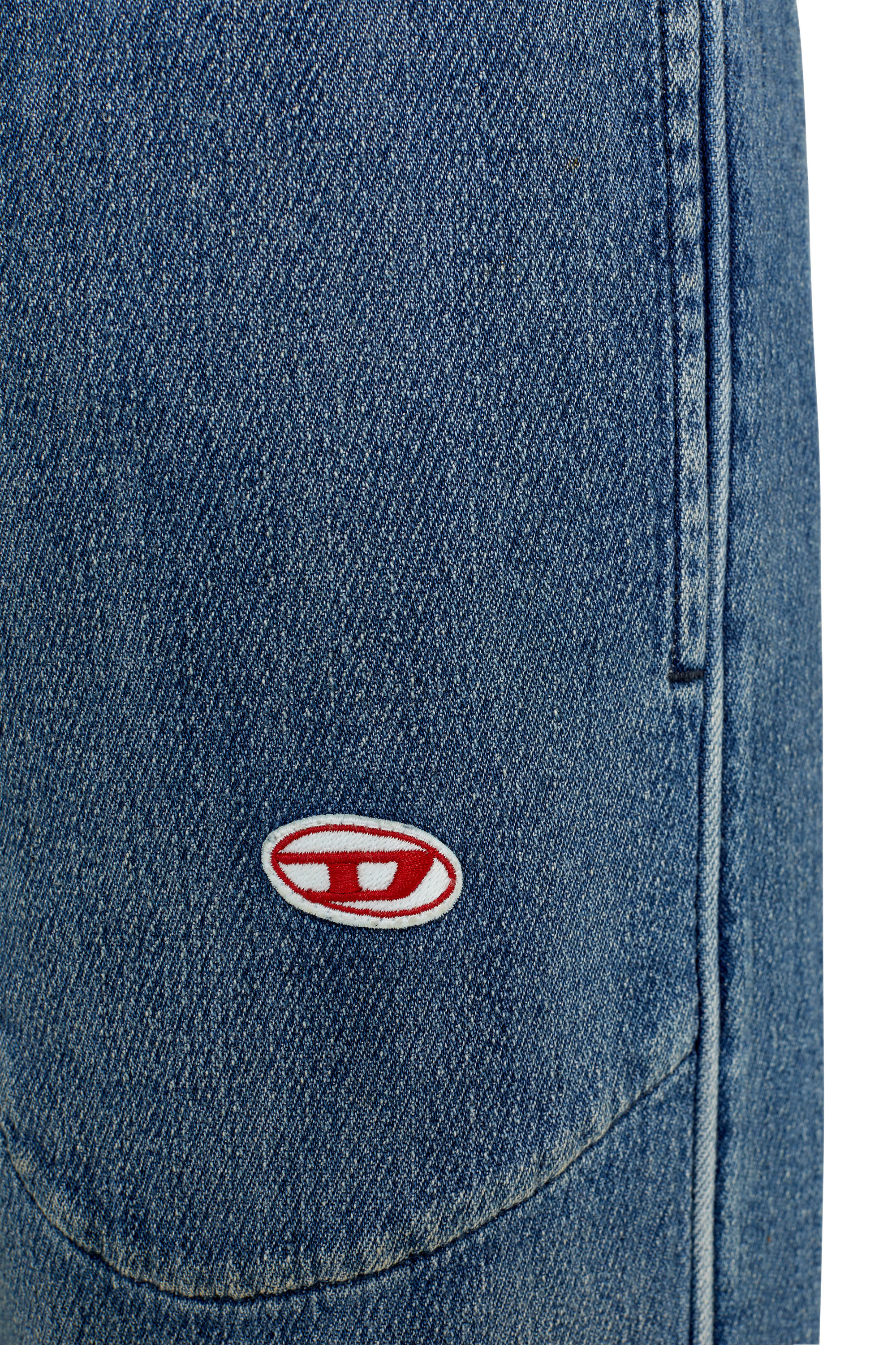 Diesel - Straight D-Martians Track Denim 09E29, ミディアムブルー - Image 3