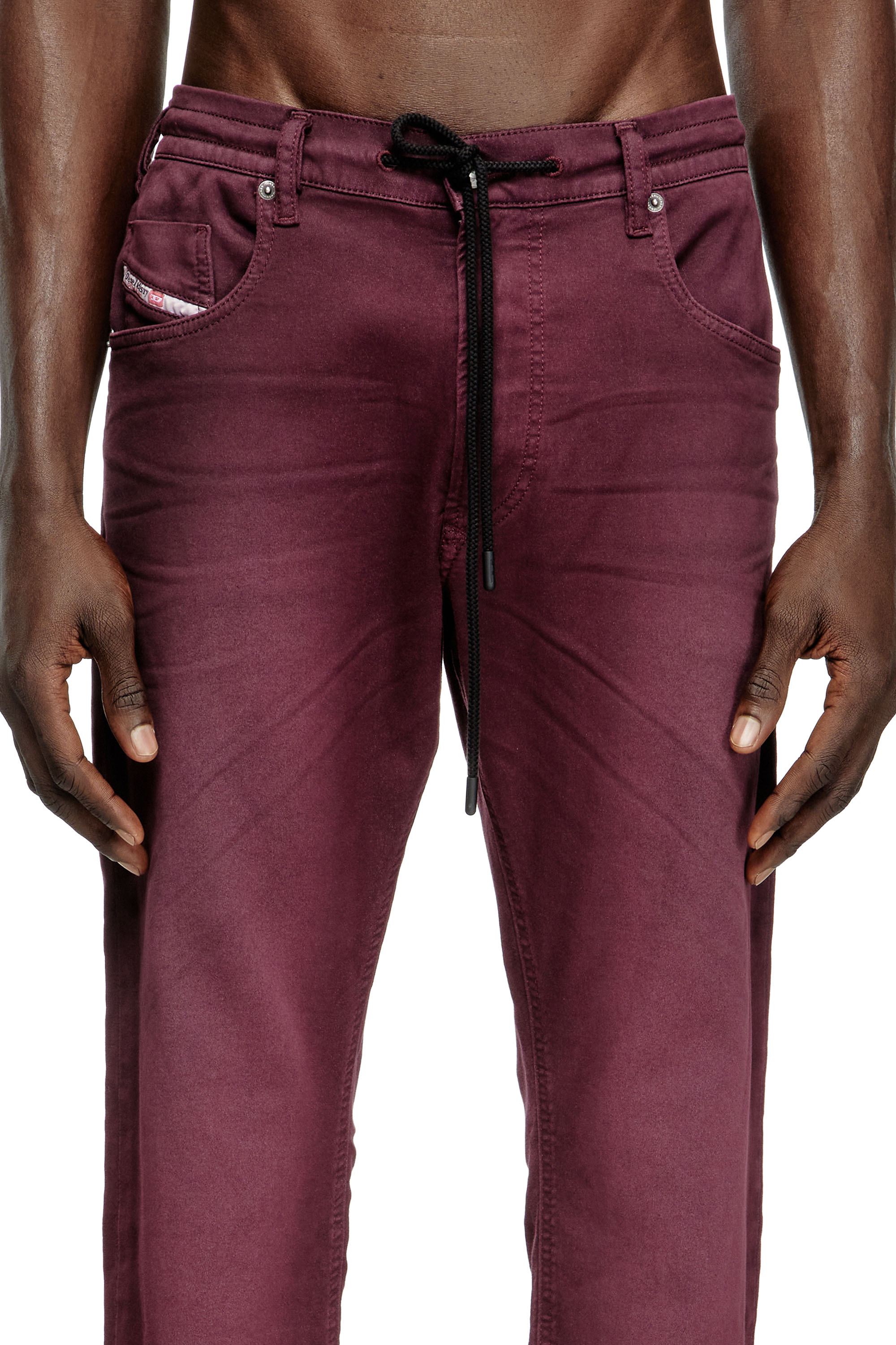 Diesel - Male's Regular 2032 D-Krooley Joggjeans&reg; 0670M, バーガンディー - 4