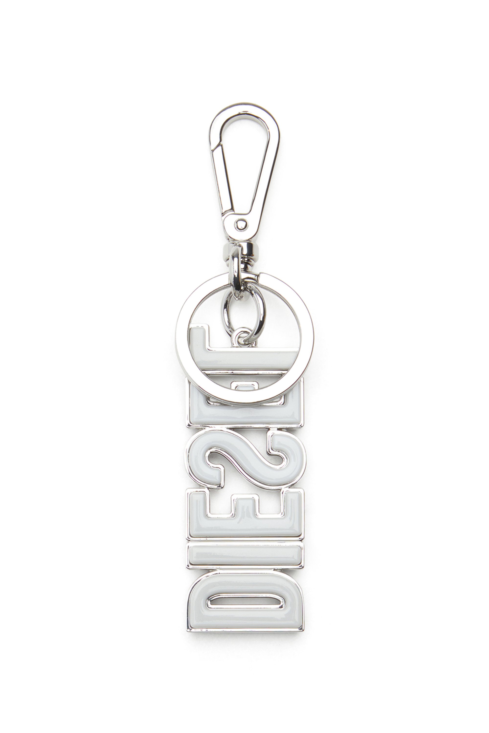 Diesel - DSL 3D KEY RING, Male's キーチャーム in ブラック/シルバー - 2