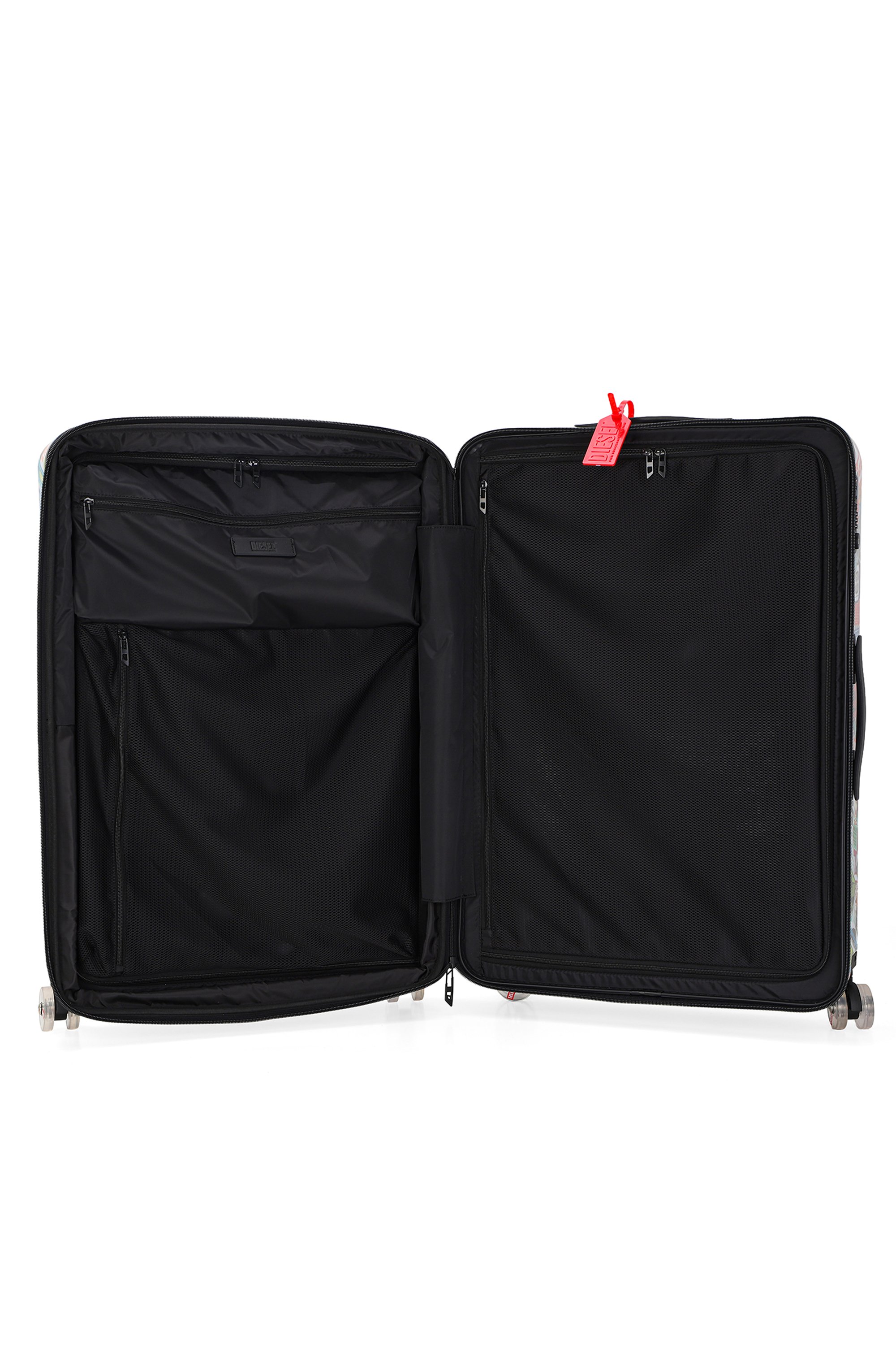 Diesel - DIESEL PC PRINTED TROLLEY-STICKERS- DSL0, Unisex's Sticker style carry‑on suitcase 28" in マルチカラー - 4