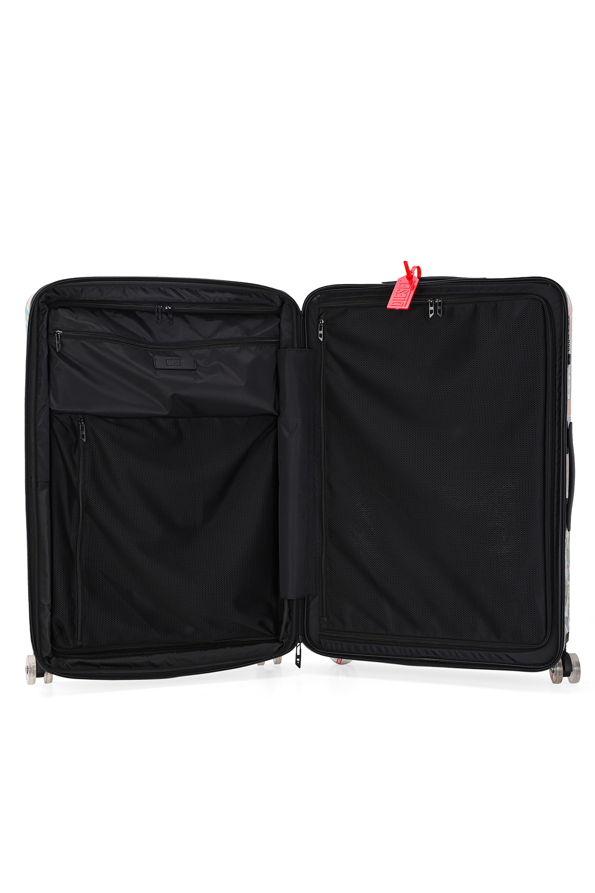 Diesel - DIESEL PC PRINTED TROLLEY-STICKERS- DSL0, Unisex's Sticker style carry‑on suitcase 28" in マルチカラー - 4