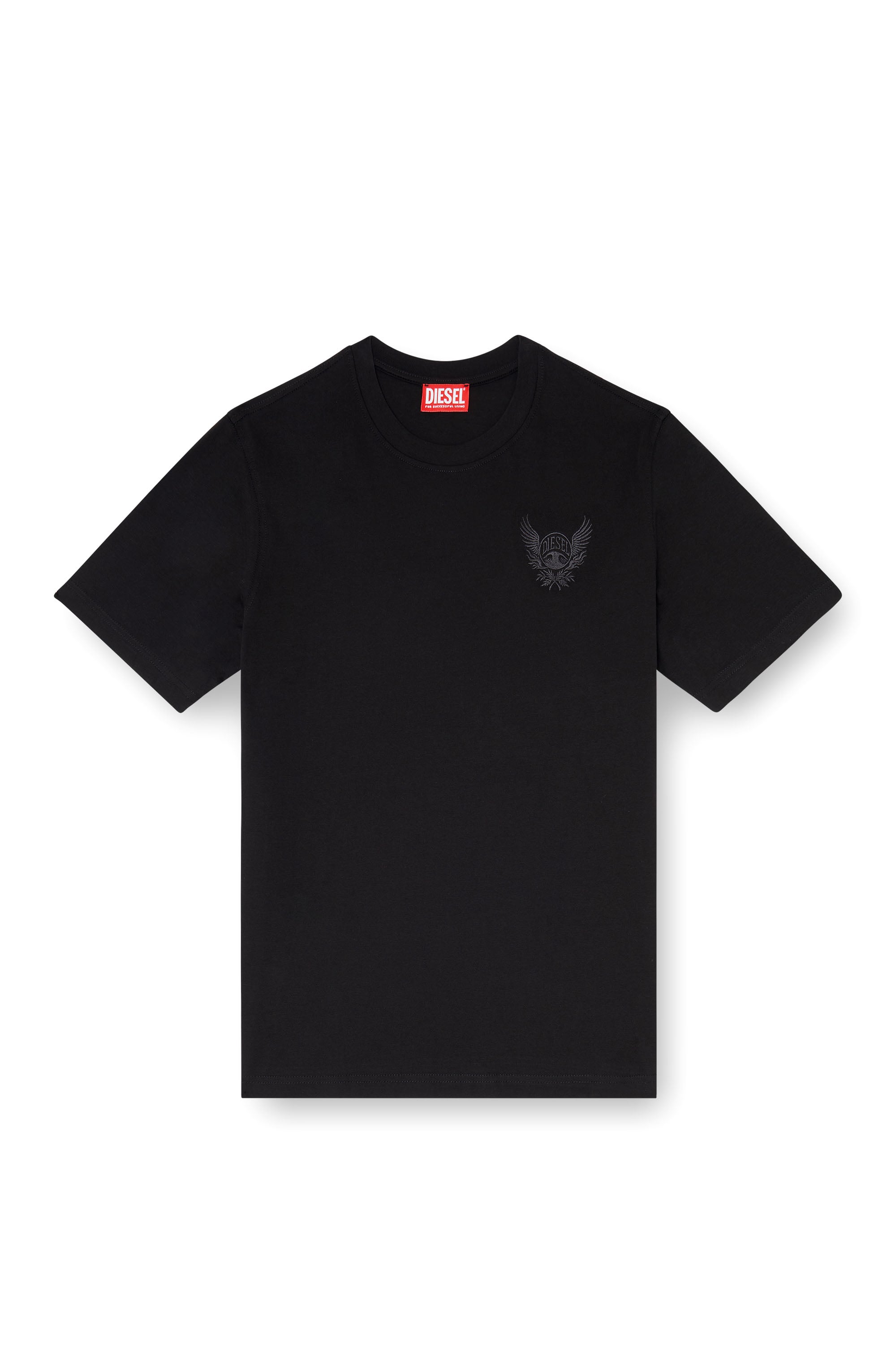 Diesel - T-ADJUST-AA8, Male's Tシャツ in ブラック - 3