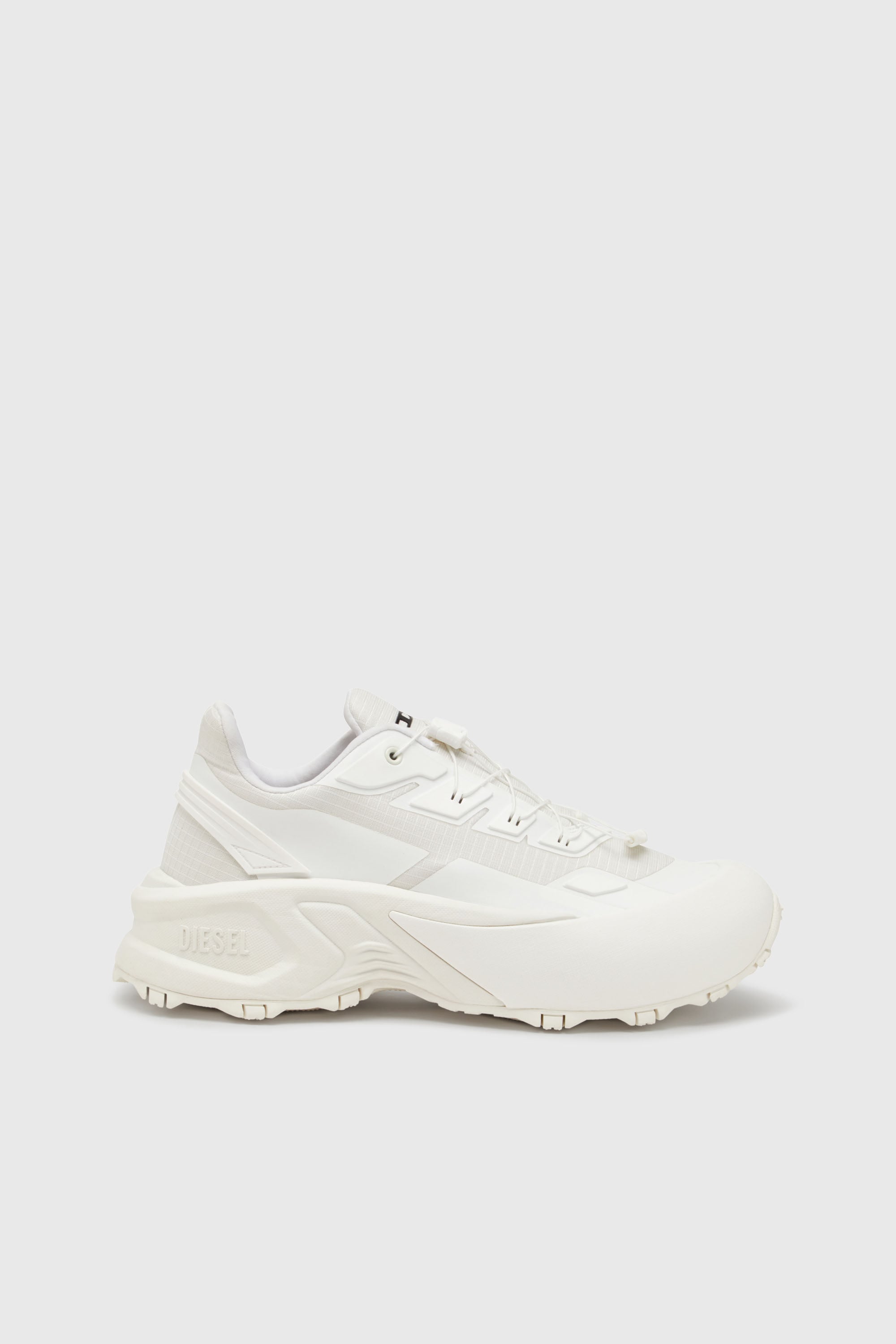 Diesel - D-CAGE RUNNER, Male's D-Cage Runner-Sneakers in TPU-trimmed ripstop in ホワイト - 1
