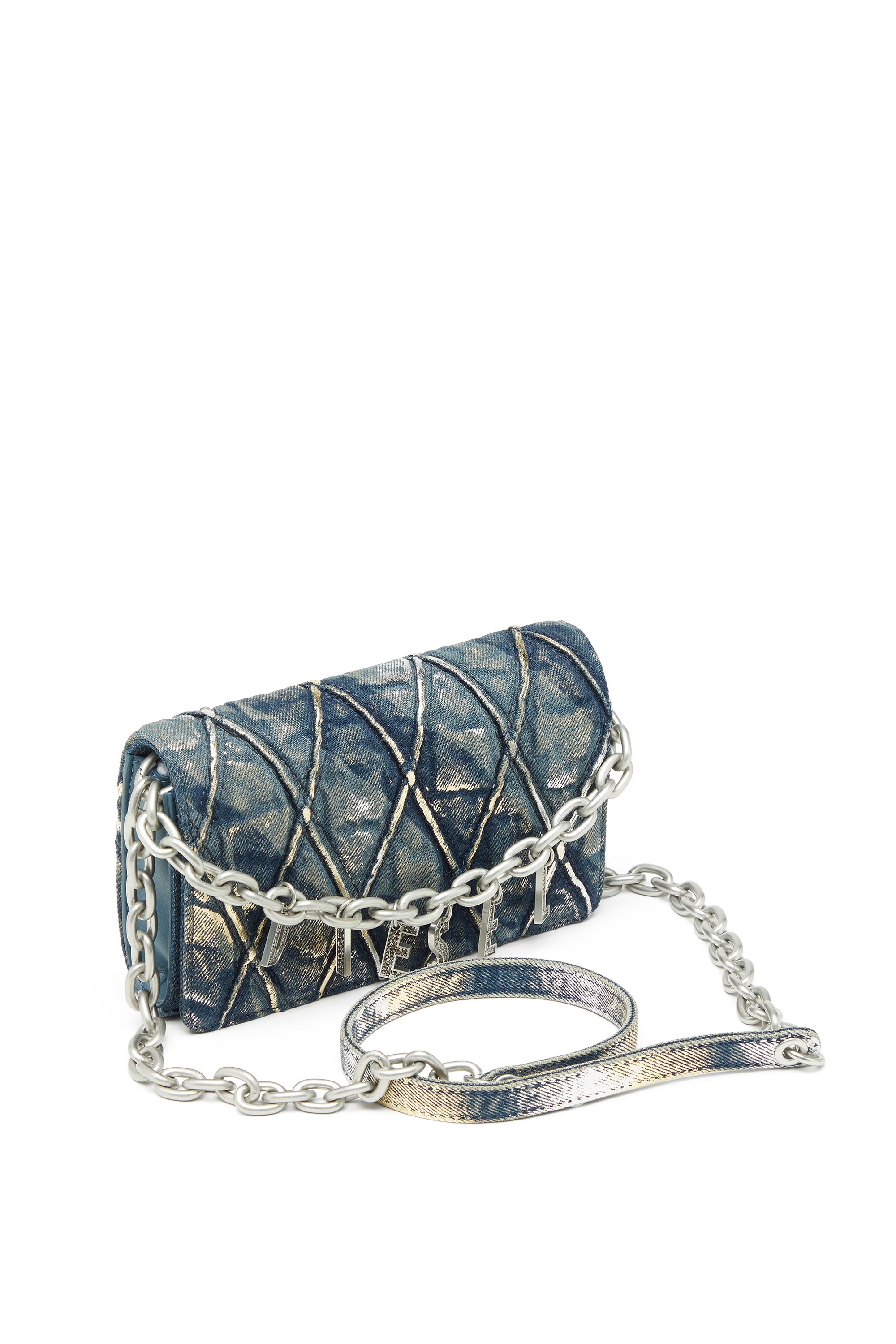 Diesel - WALLET ON CHAIN, Female's ウォレットバッグ in ブルー - 5