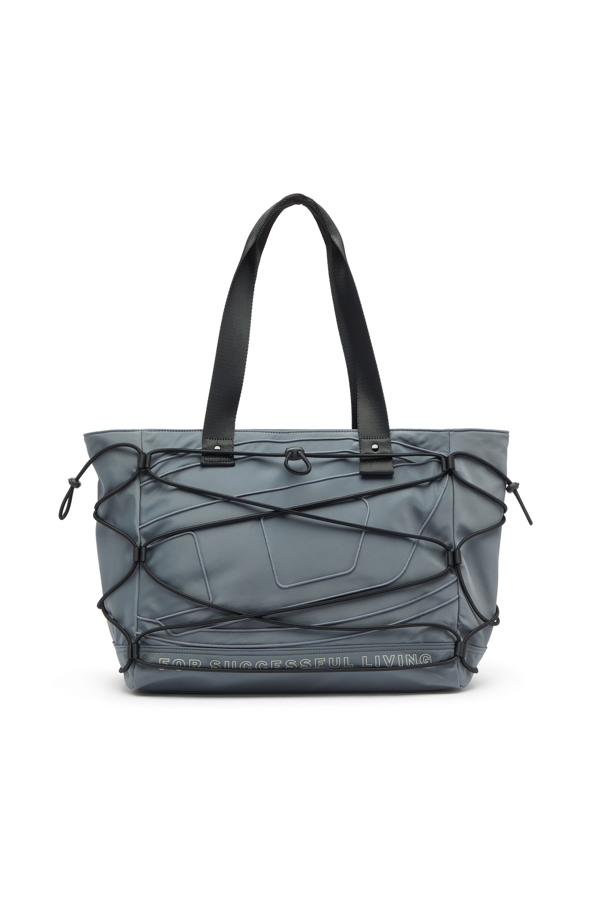 Diesel - TECH-D TOTE M X, Unisex's トートバッグ in グレー - 1