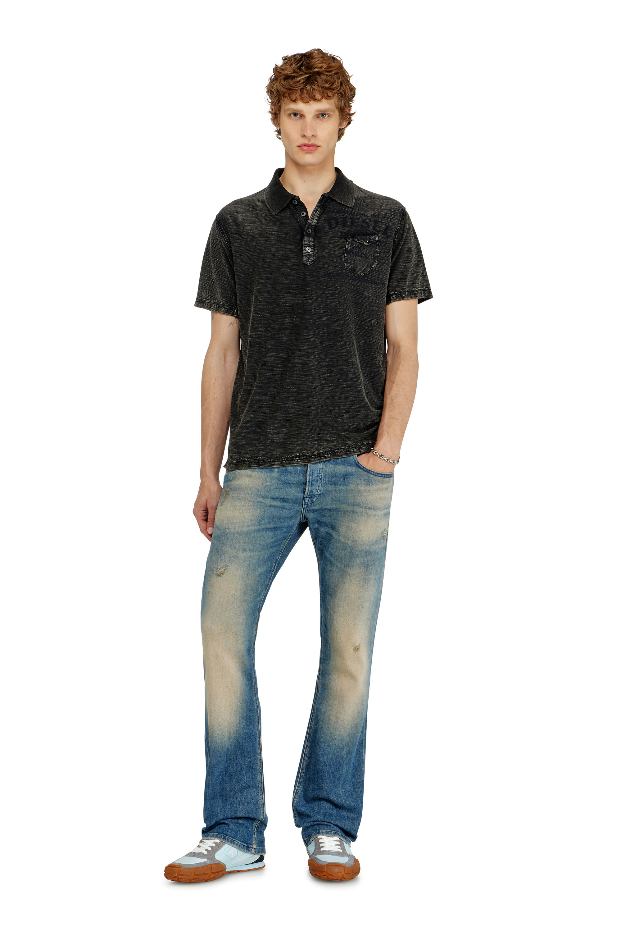 Diesel - T-ARDY-POLO, Male's ポロシャツ in ブラック - 2