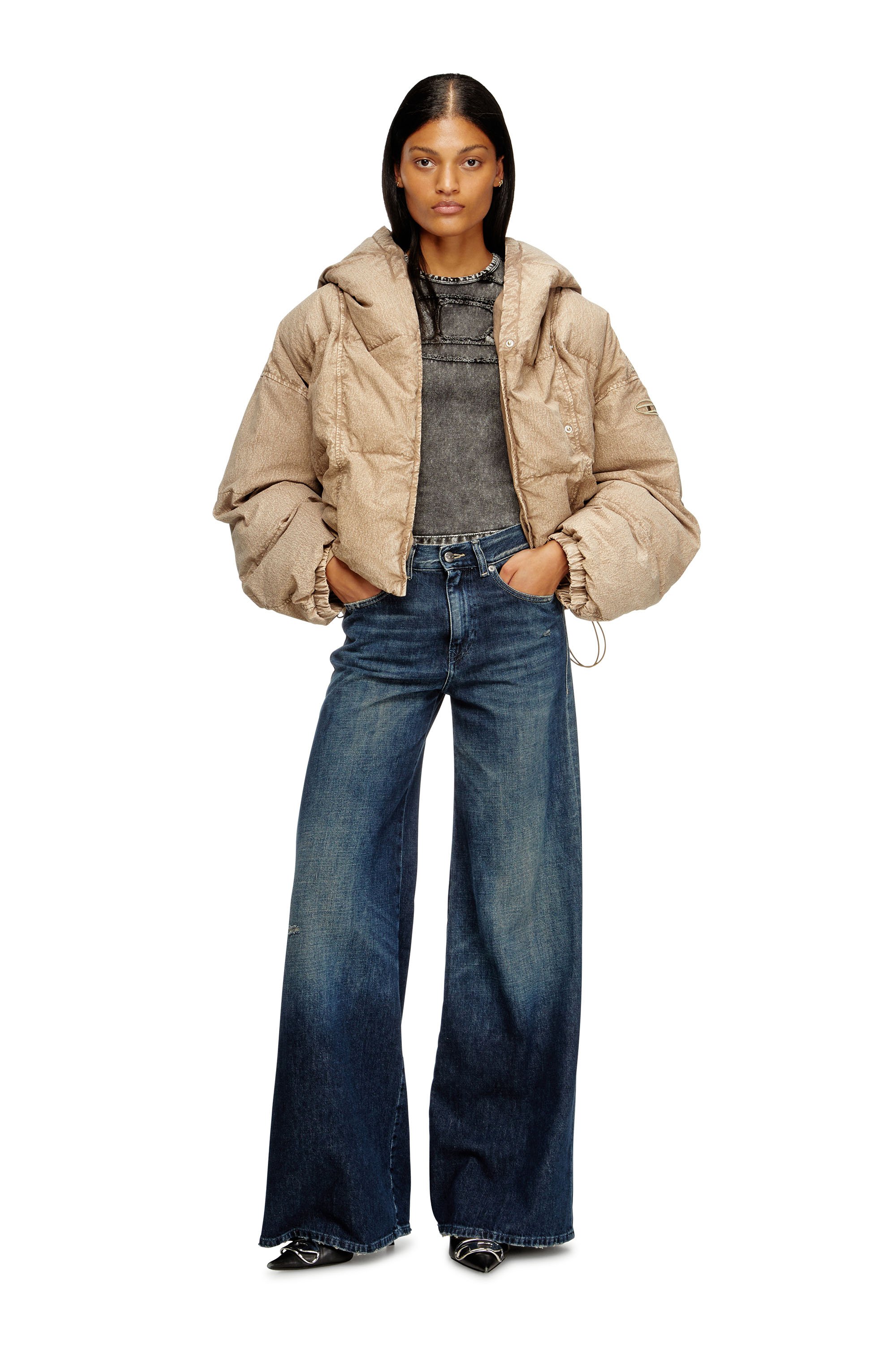 Diesel - Female's Flare Jeans 1978 D-Akemi 09N70, ダークブルー - 2